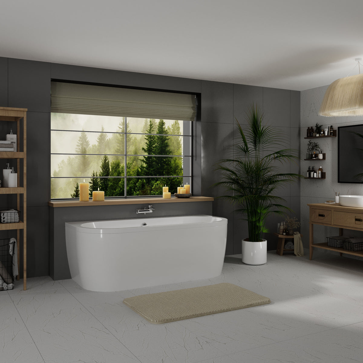 Bañera Dream 170x75 (sin patas) con panel