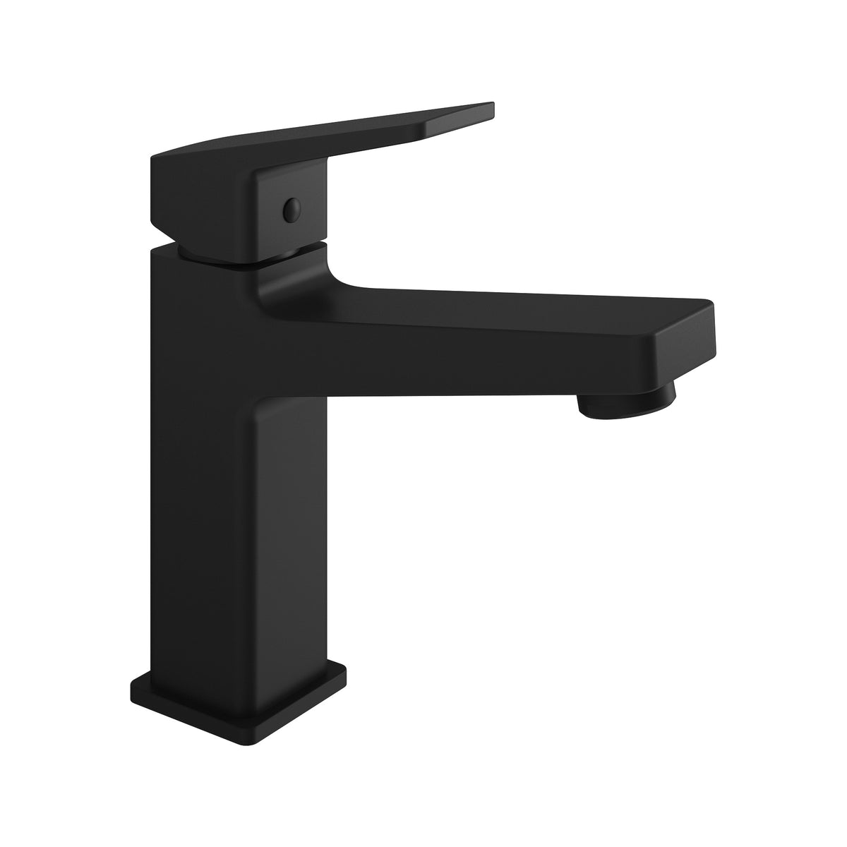Cube Grifo para lavabo, negro mate