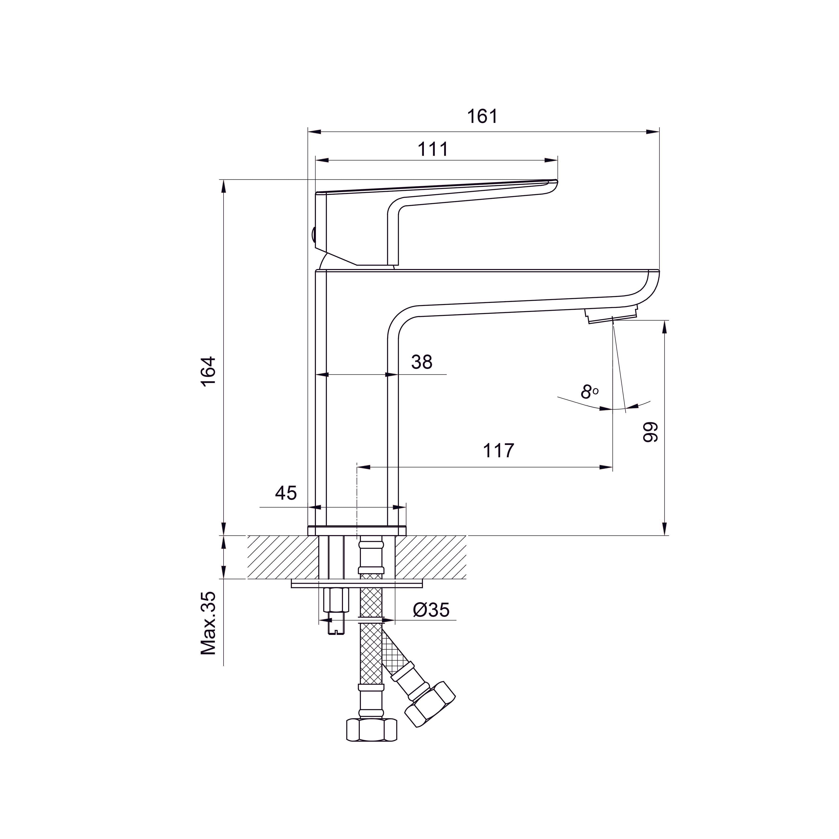 Integro Pro Grifo para lavabo