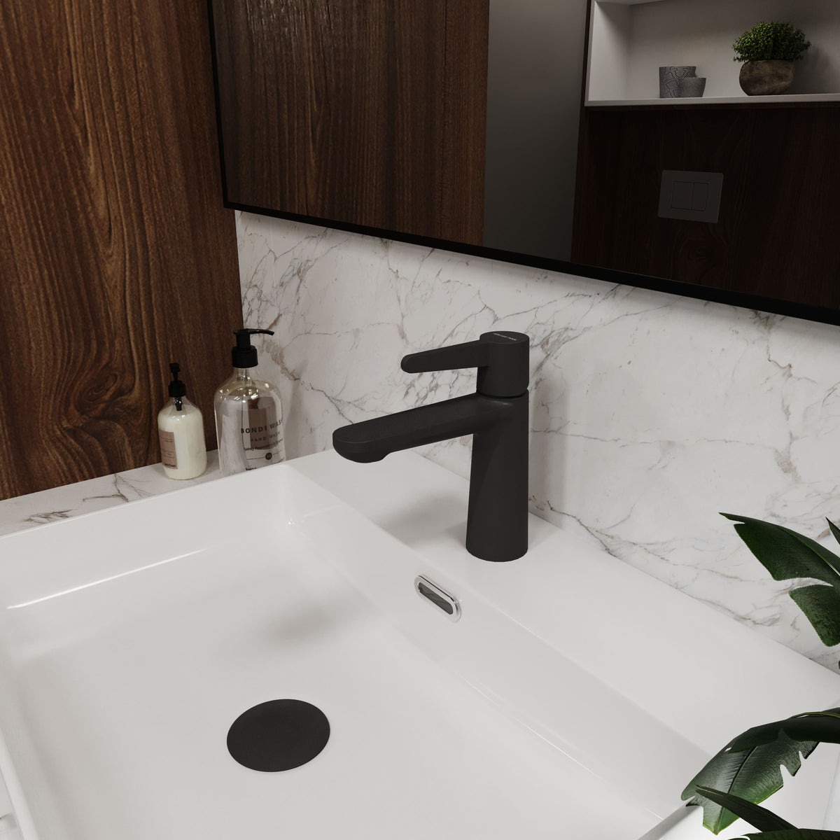 Dakota Grifo para lavabo, negro mate