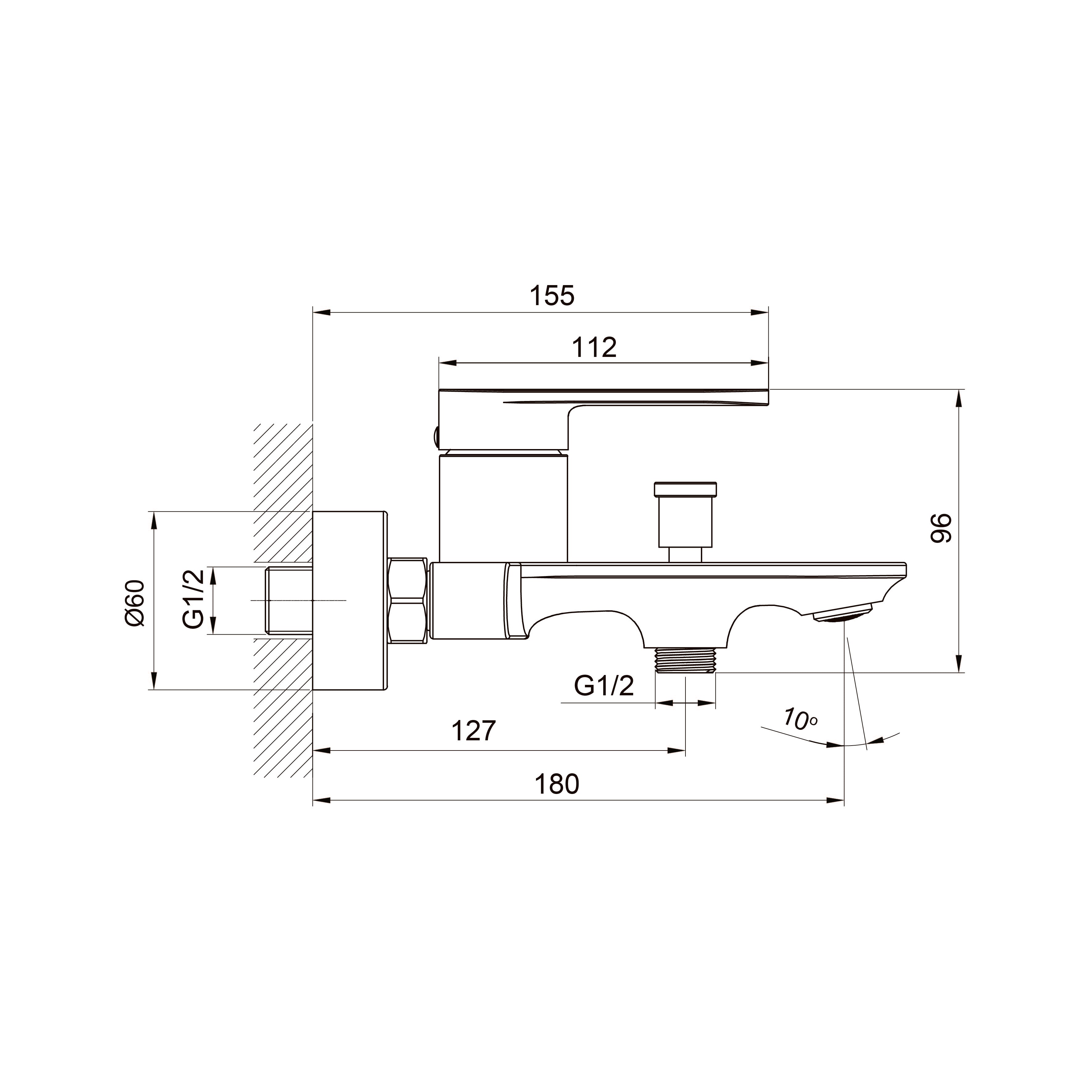 Line Pro Grifo para bañera