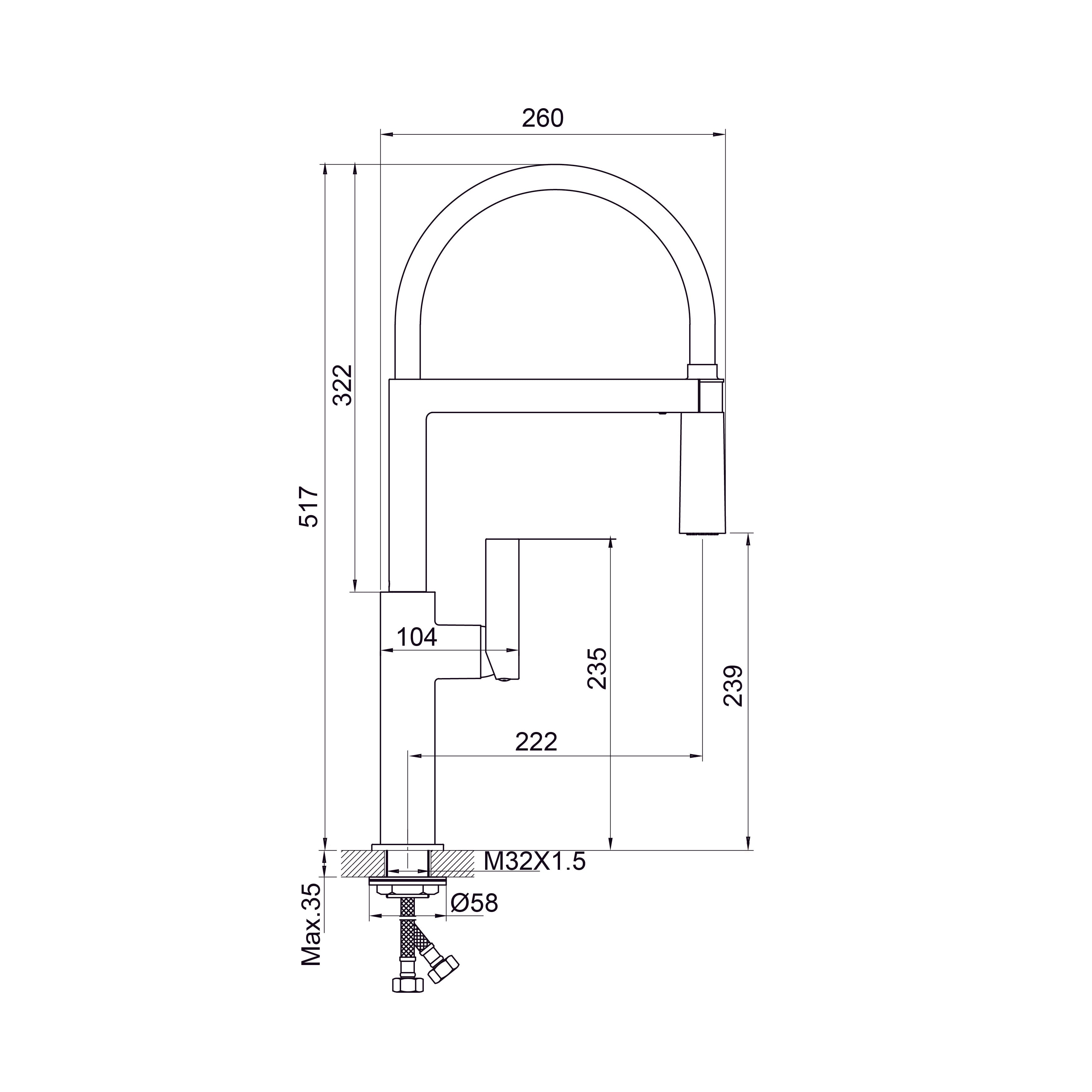 Kitchen Professional S змішувач для кухні