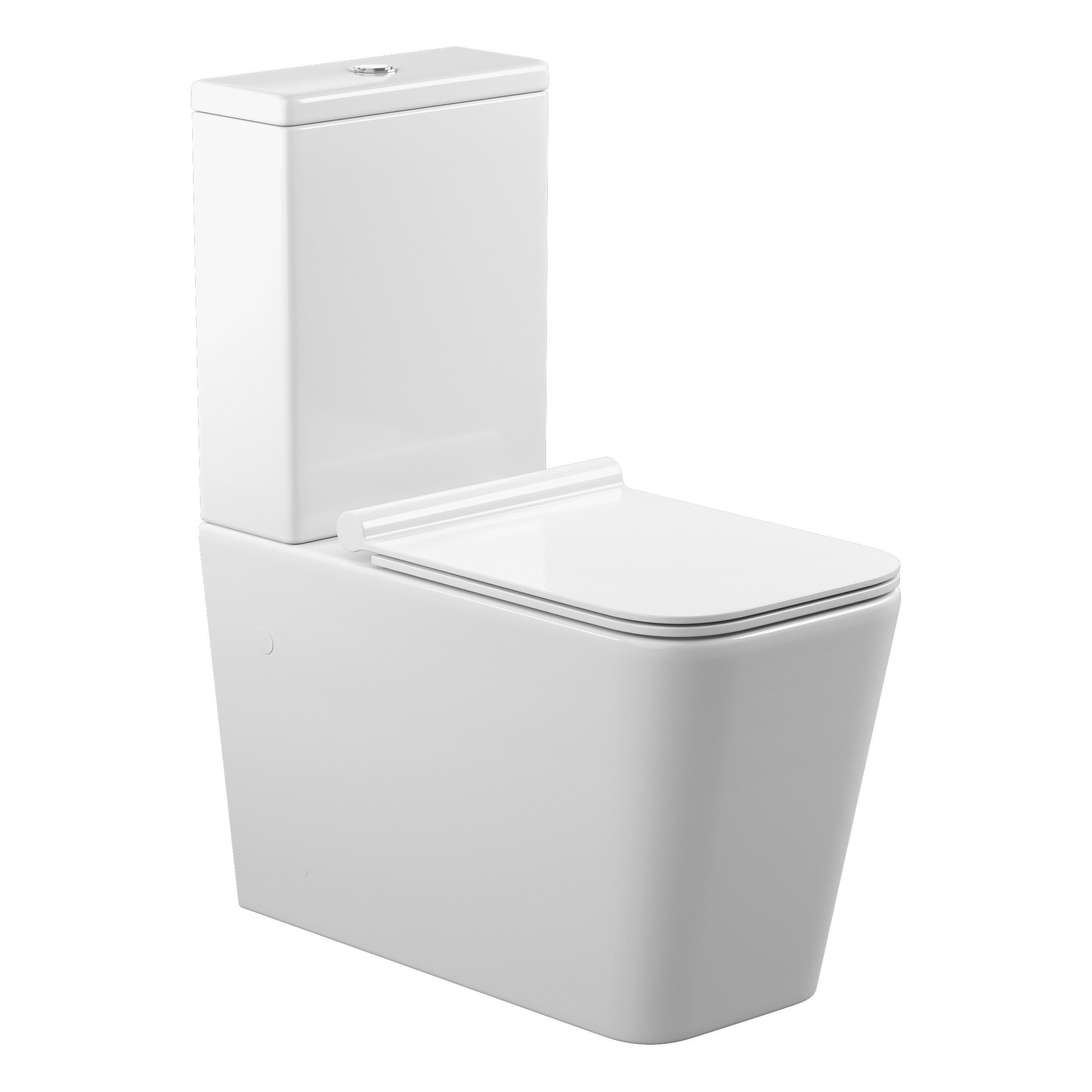 CUBE комплект : унітаз підлоговий з сидінням Soft-close + бачок