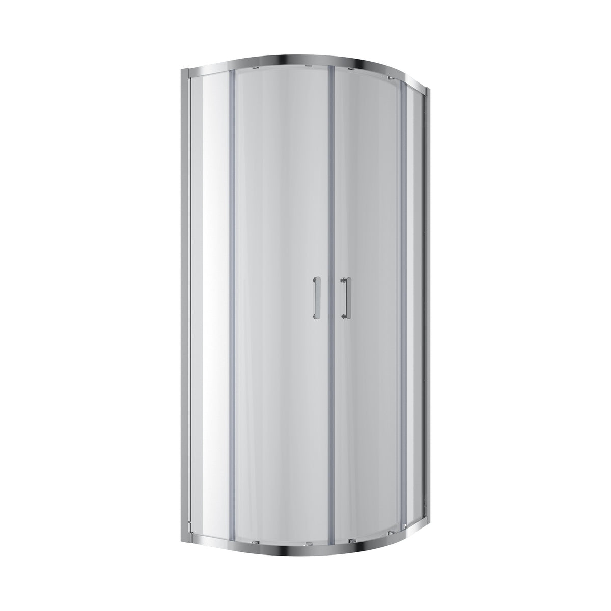 Line ARC Cabina de ducha semicircular corredera, 800×800 mm, cromo, cristal clear de 6 mm