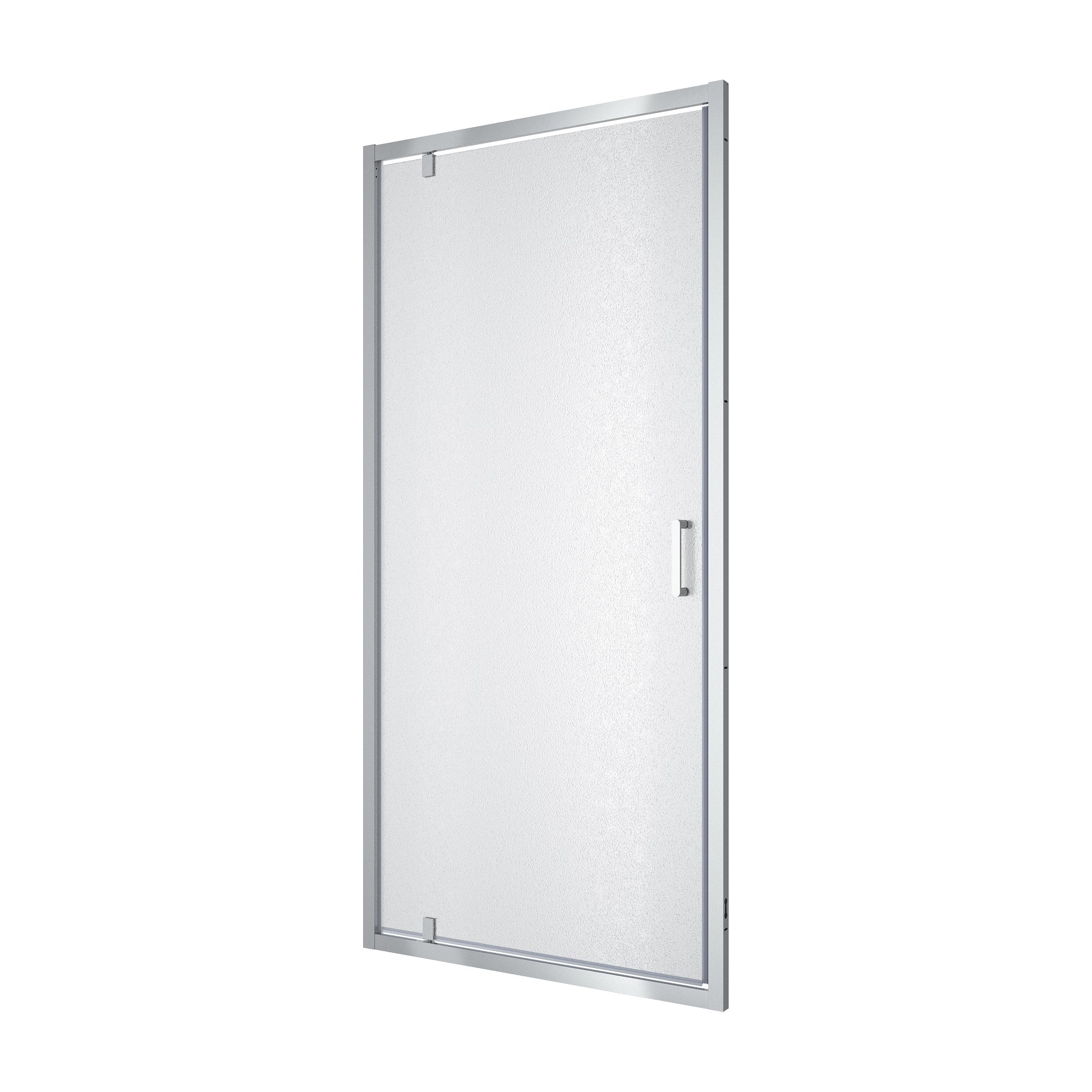 Line Pro Puerta de ducha abatible de un solo panel 1000 mm, cromo, cristal grape de 6 mm