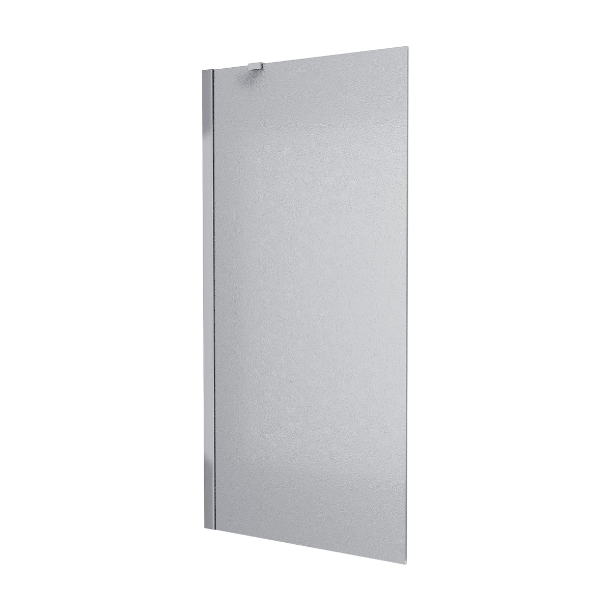 Proxima Mampara de bañera de un solo panel 800×1500 mm, cromo, cristal grape de 8 mm