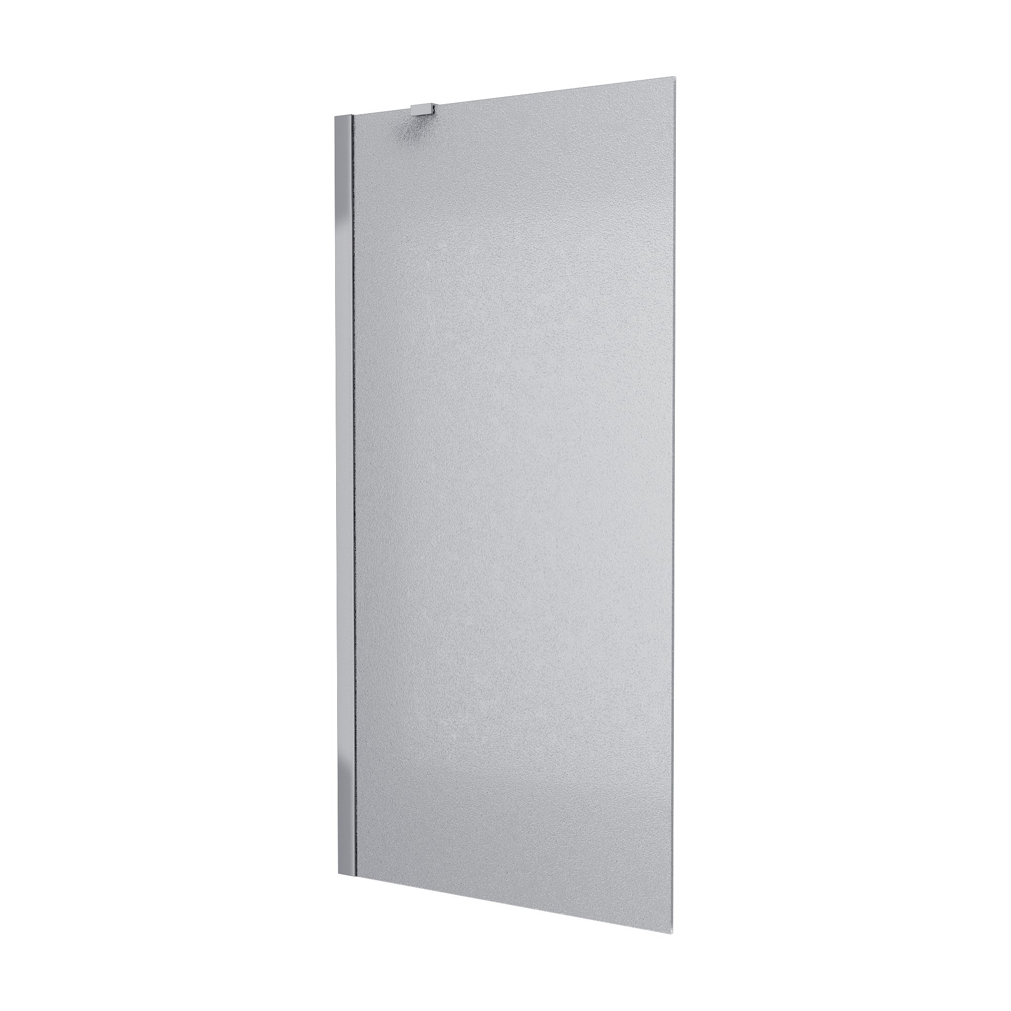 Proxima Mampara de bañera de un solo panel 800×1500 mm, cromo, cristal grape de 8 mm