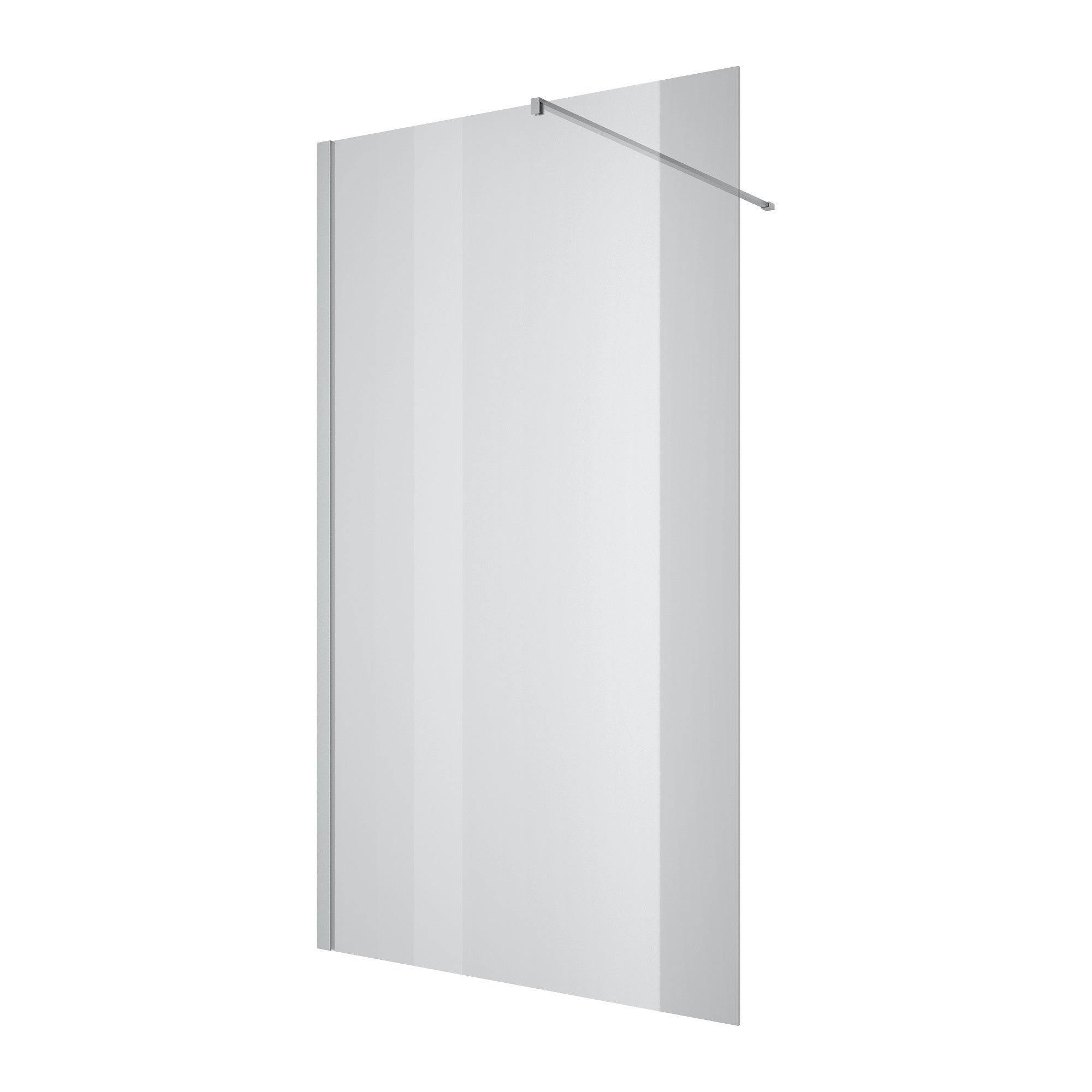 Нерухома стінка Walk-IN 1200х2000мм chrome, скло 8мм clear