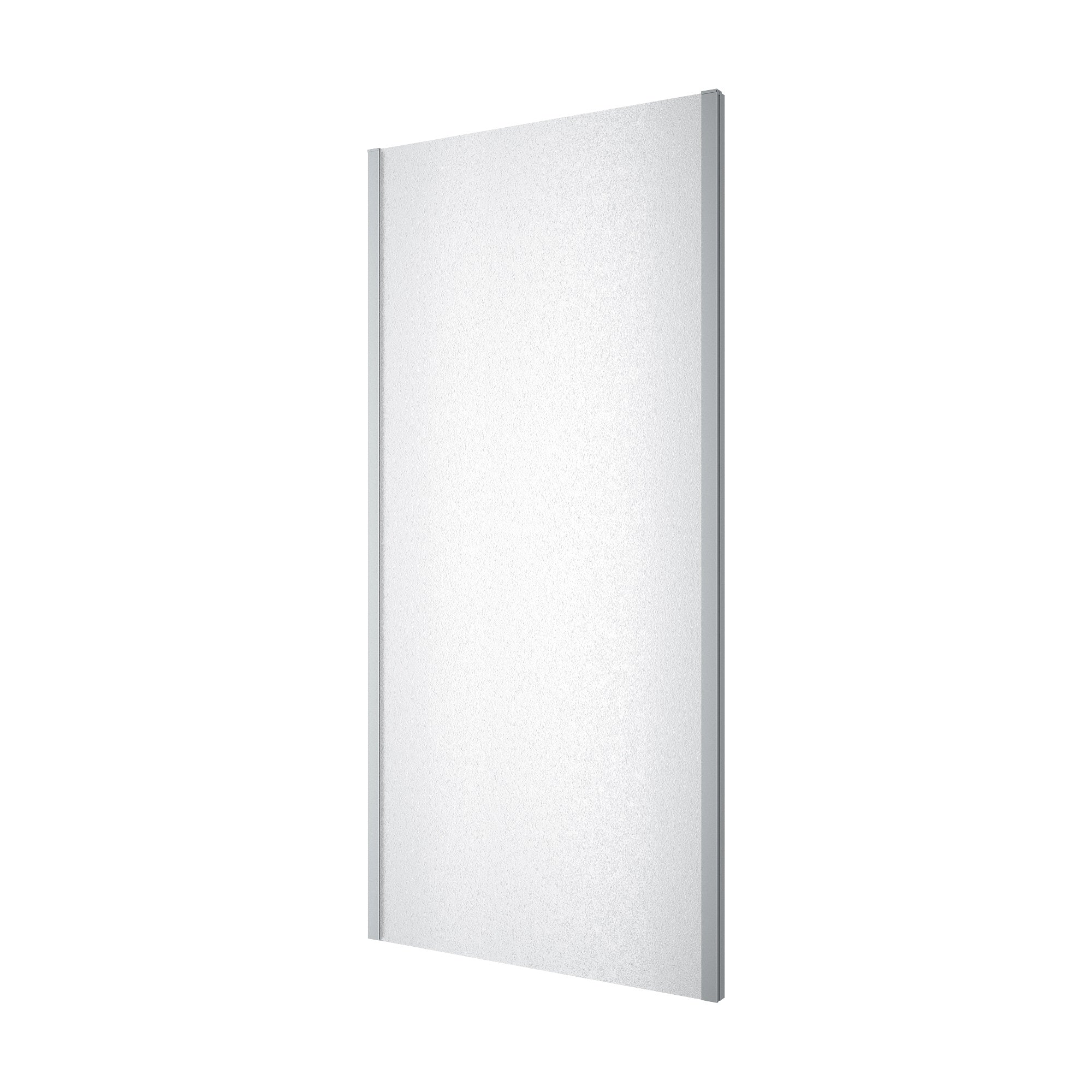 Dakota Seitenwand 900×1850 mm, Chrom, Glas 5 mm Grape