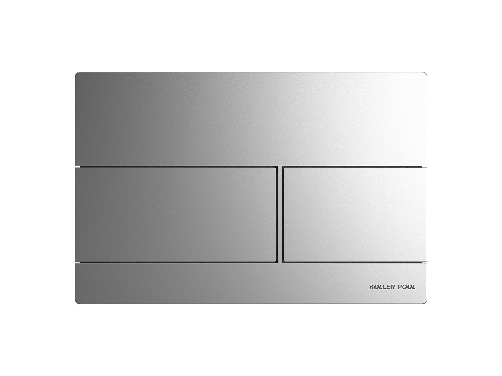 KVADRO M панель змиву polished aluminum