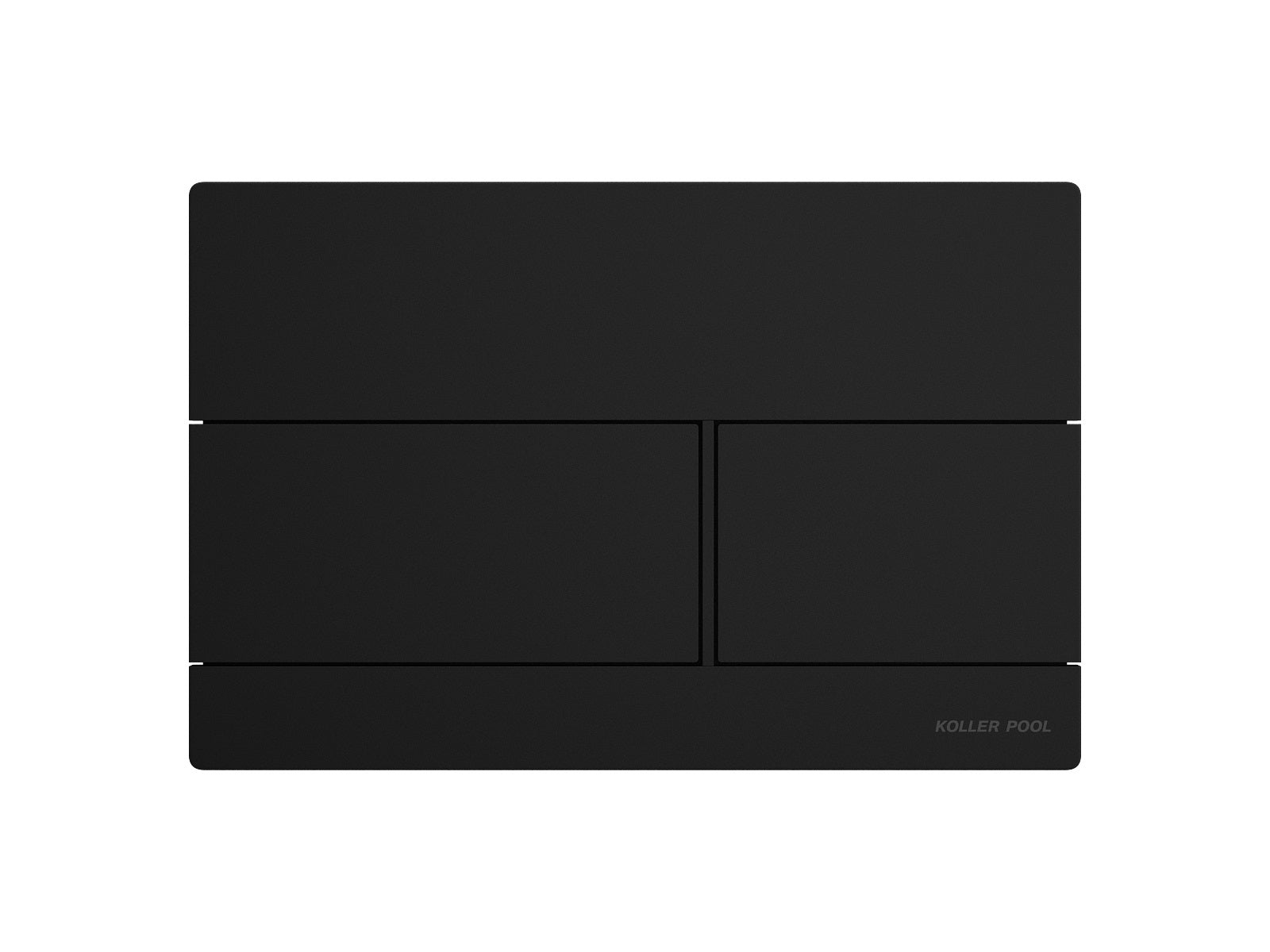 Kvadro M Betätigungsplatte, Schwarz Matt