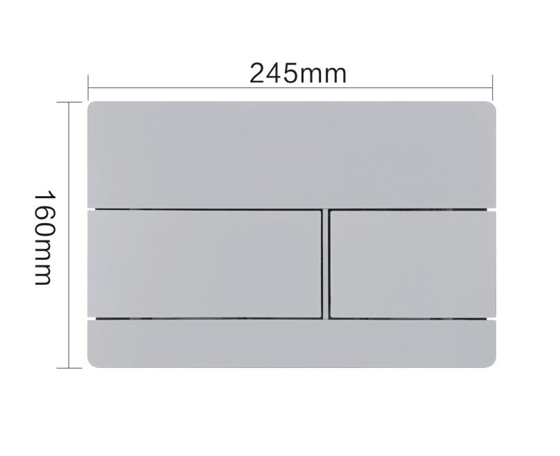 Kvadro M Betätigungsplatte, Weiß