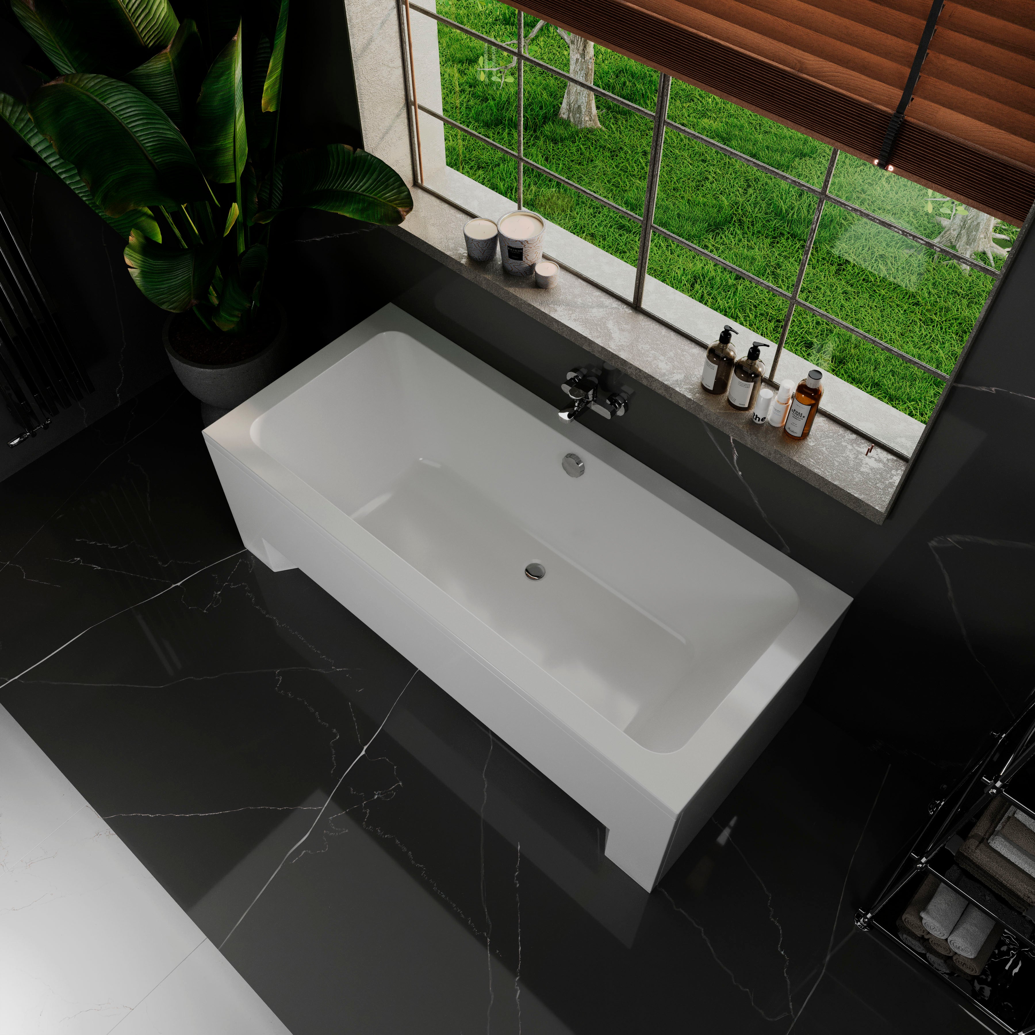 Bathtub Kvadro Double 170x80