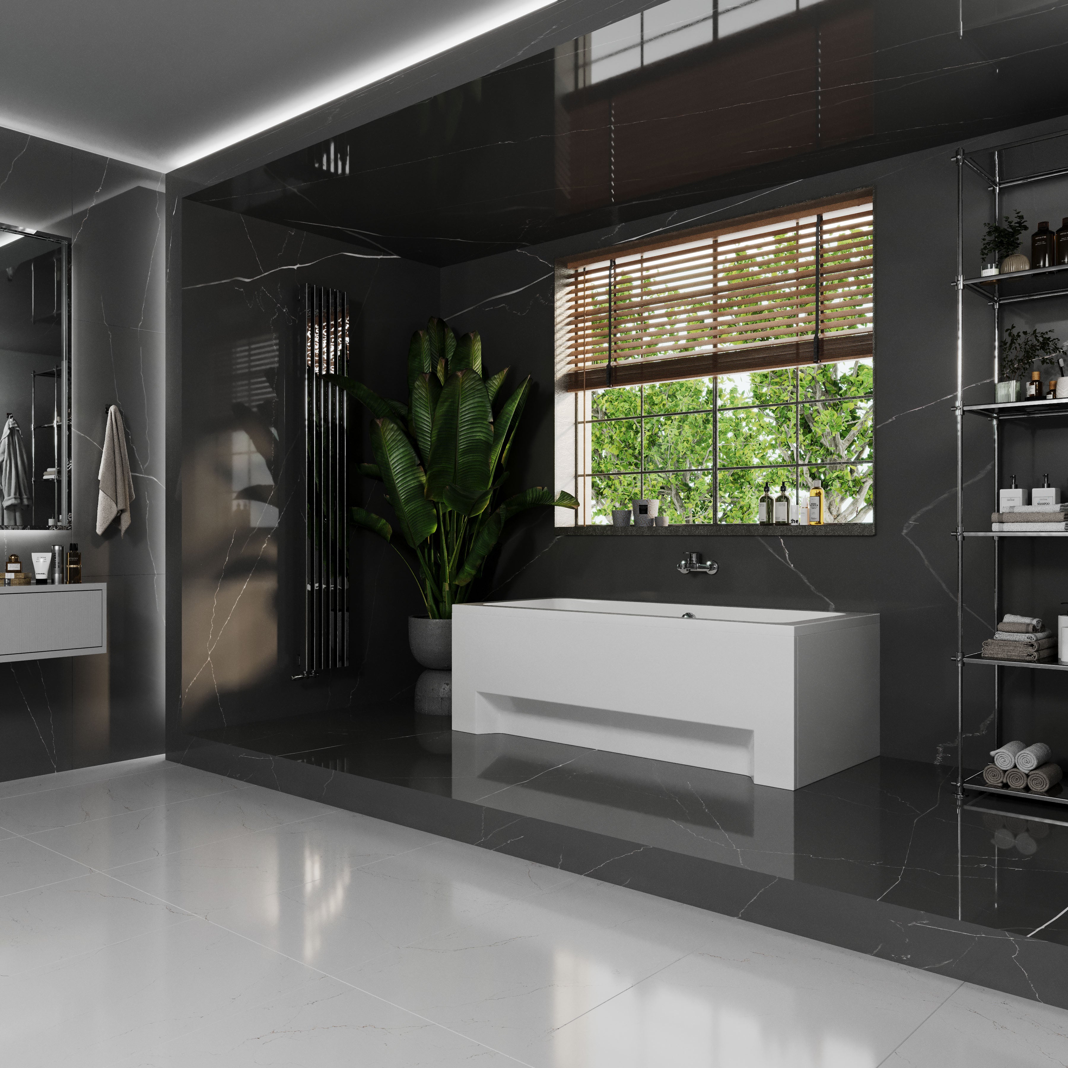 Bathtub Kvadro Double 170x80