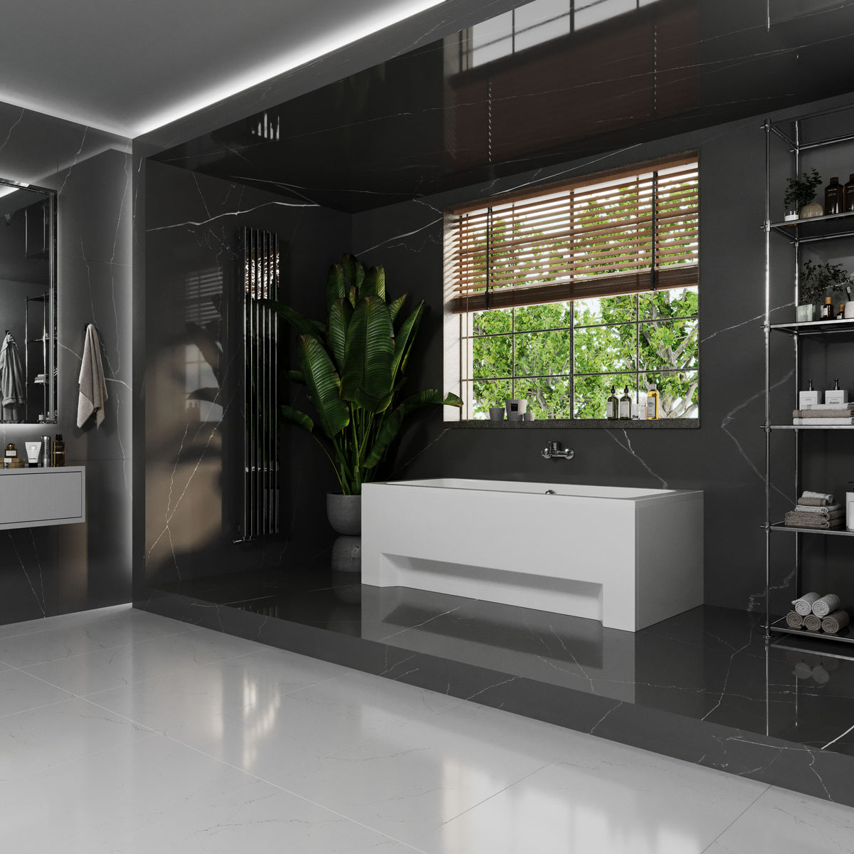 Bañera Kvadro Double 180×80
