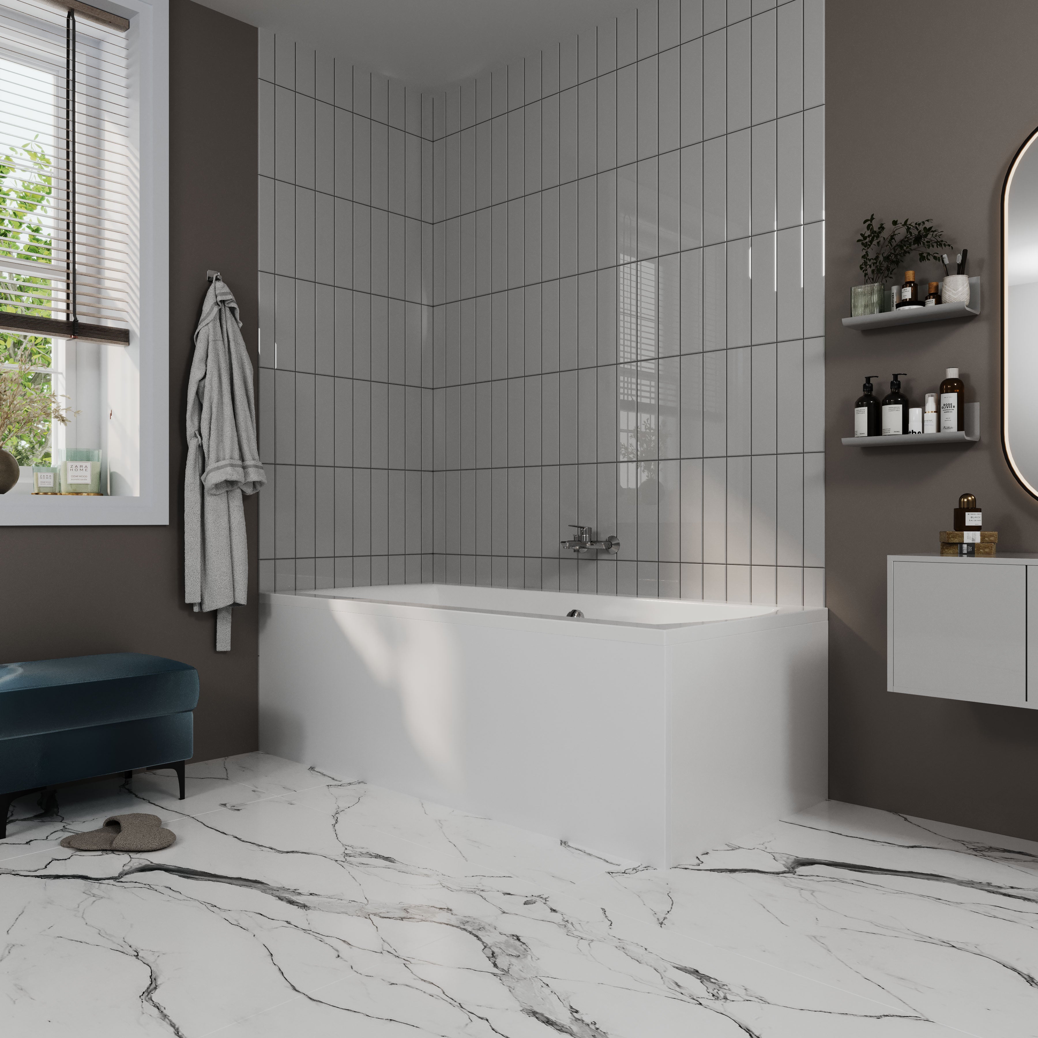 Bathtub Round DUO XL 190x90
