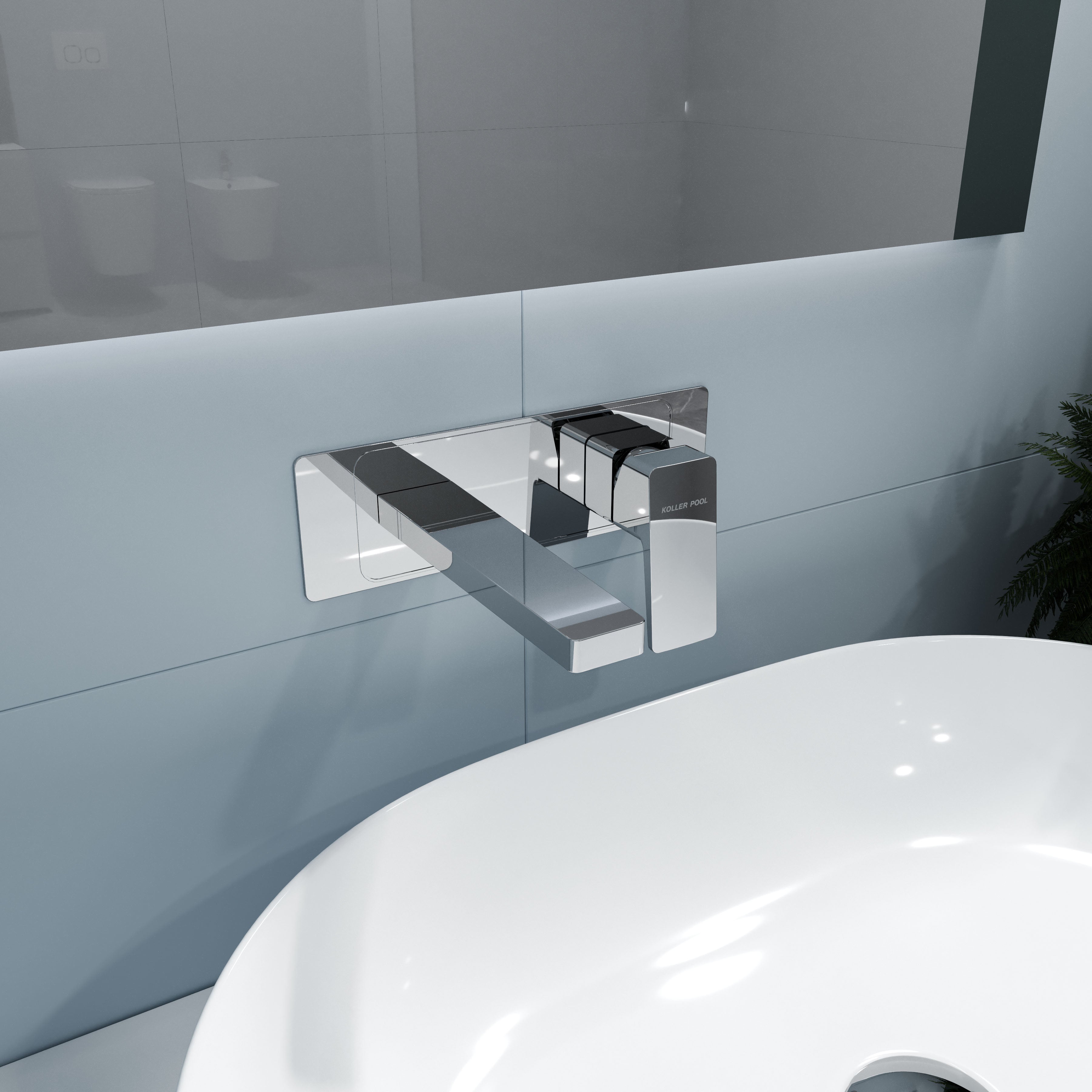 CUBE змішувач для умивальника вбудований