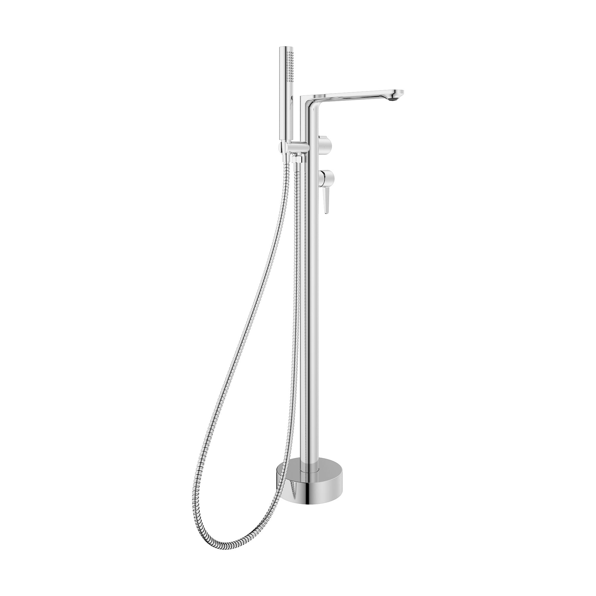 Dakota floor-standing bathtub faucet