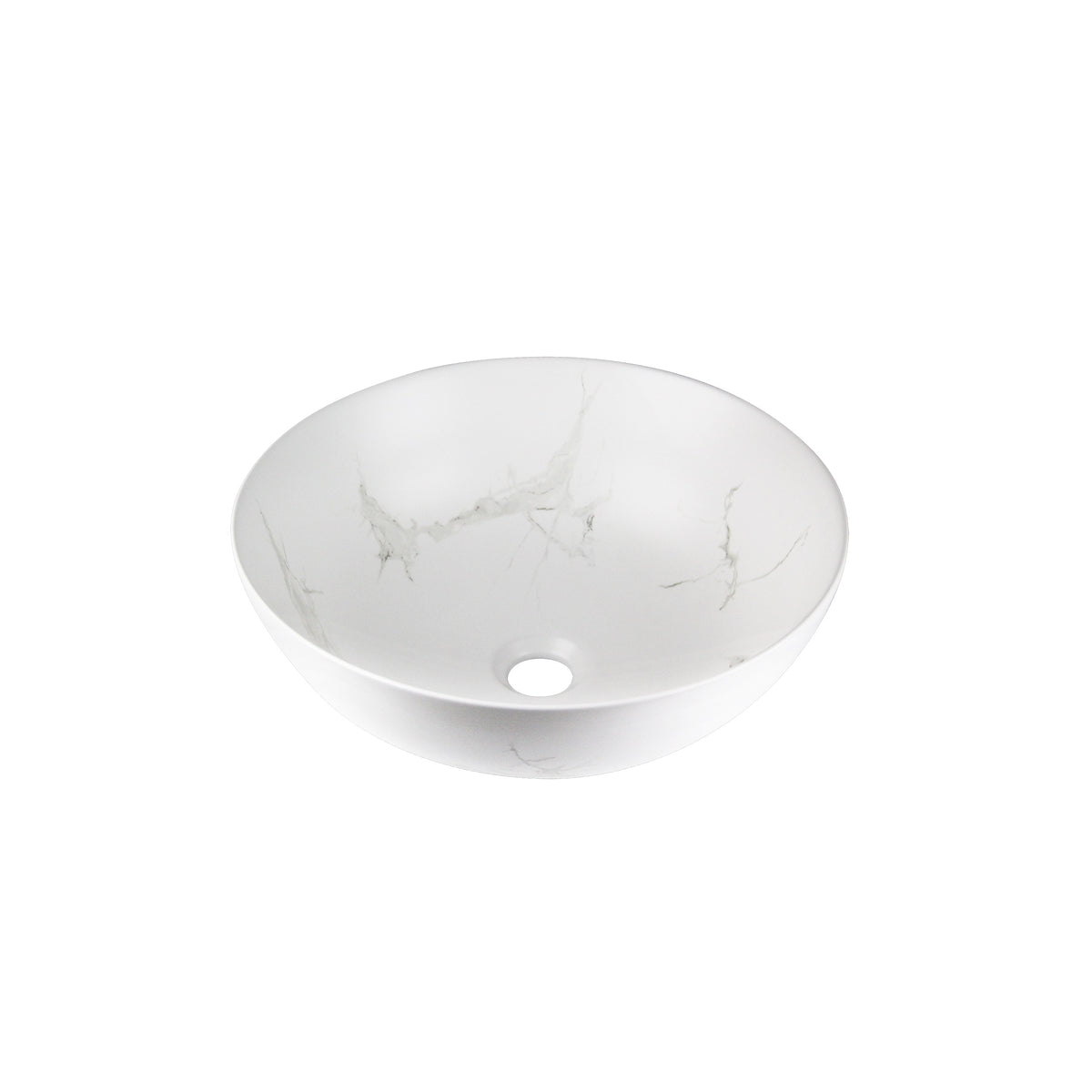 DAKOTA PRO lavabo de encimera 400×400×150 mm, blanco mate