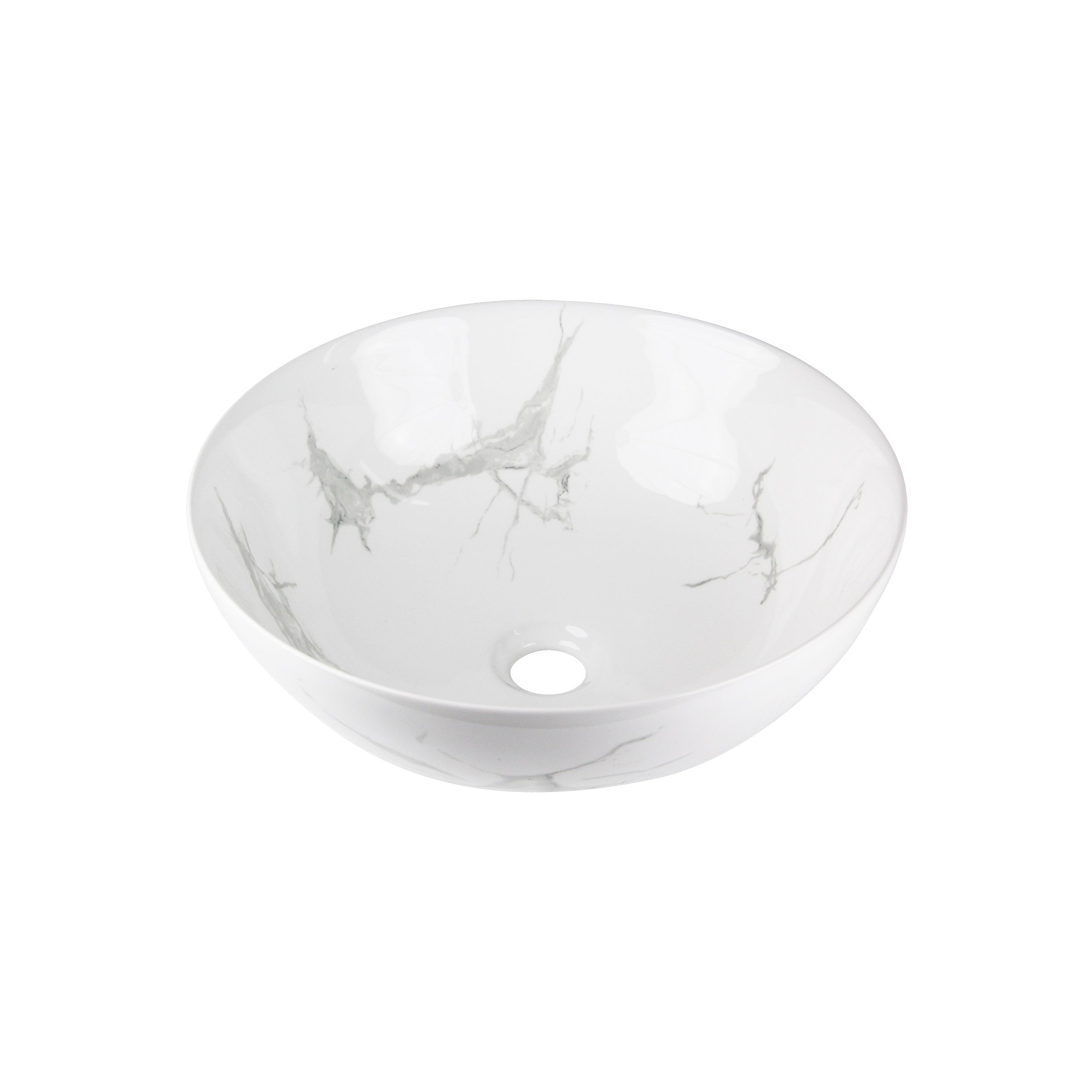 Umyvadlo DAKOTA na desku 400x400x150 mm matně bílé