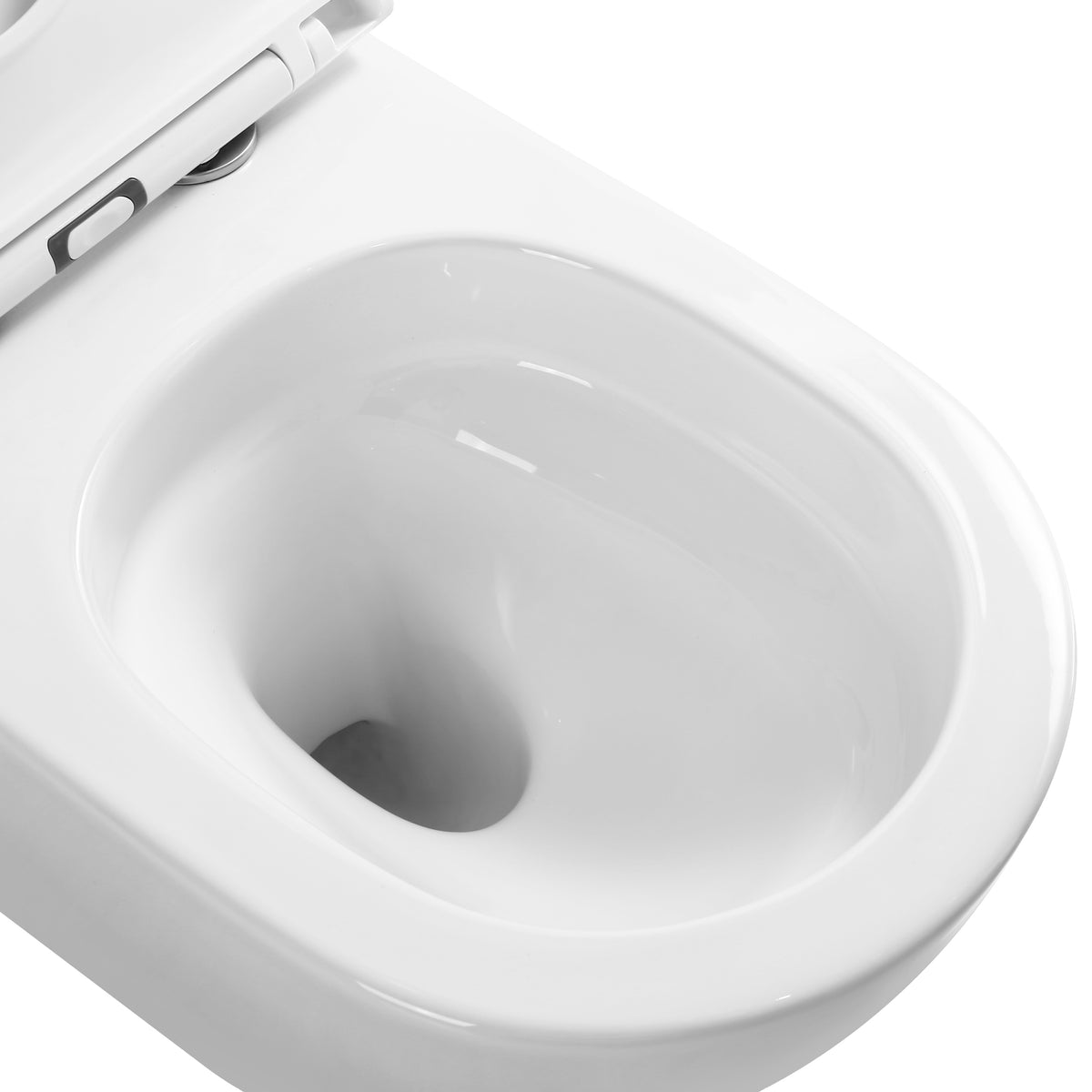 EDGE inodoro suspendido con asiento Soft-close (descarga Tornado)