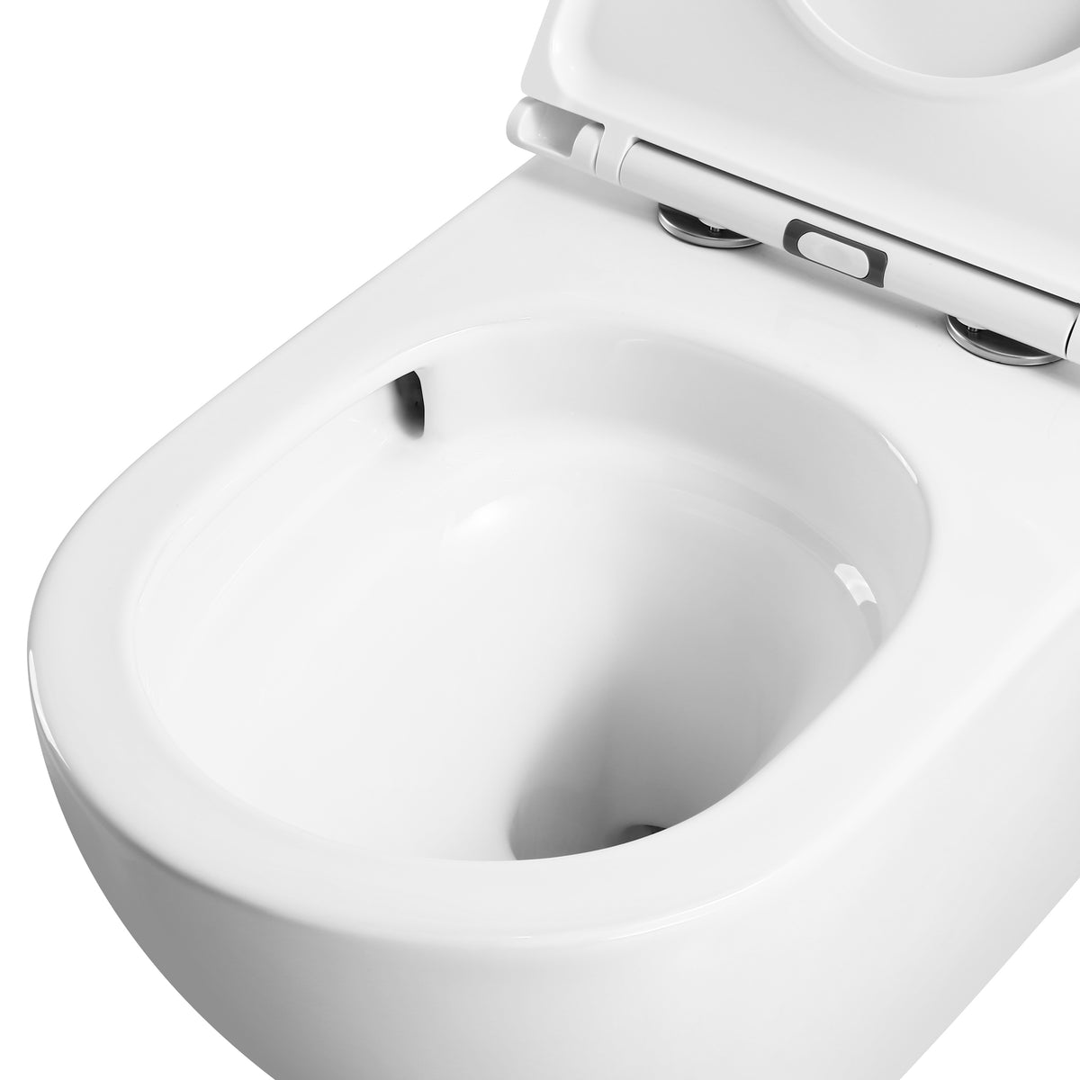 EDGE inodoro suspendido con asiento Soft-close (descarga Tornado)
