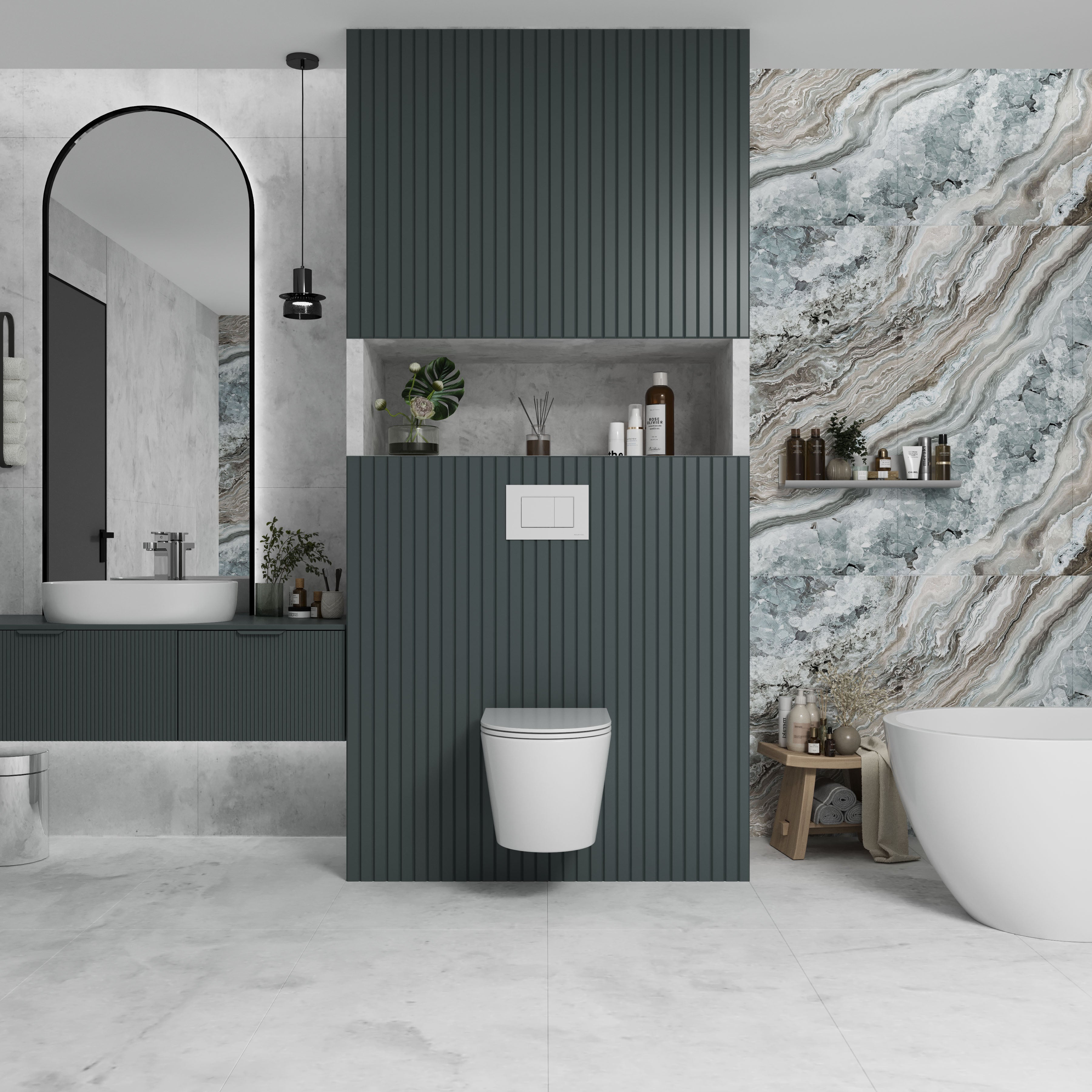 EDGE wall-hung toilet with Soft-close seat (Tornado flush)