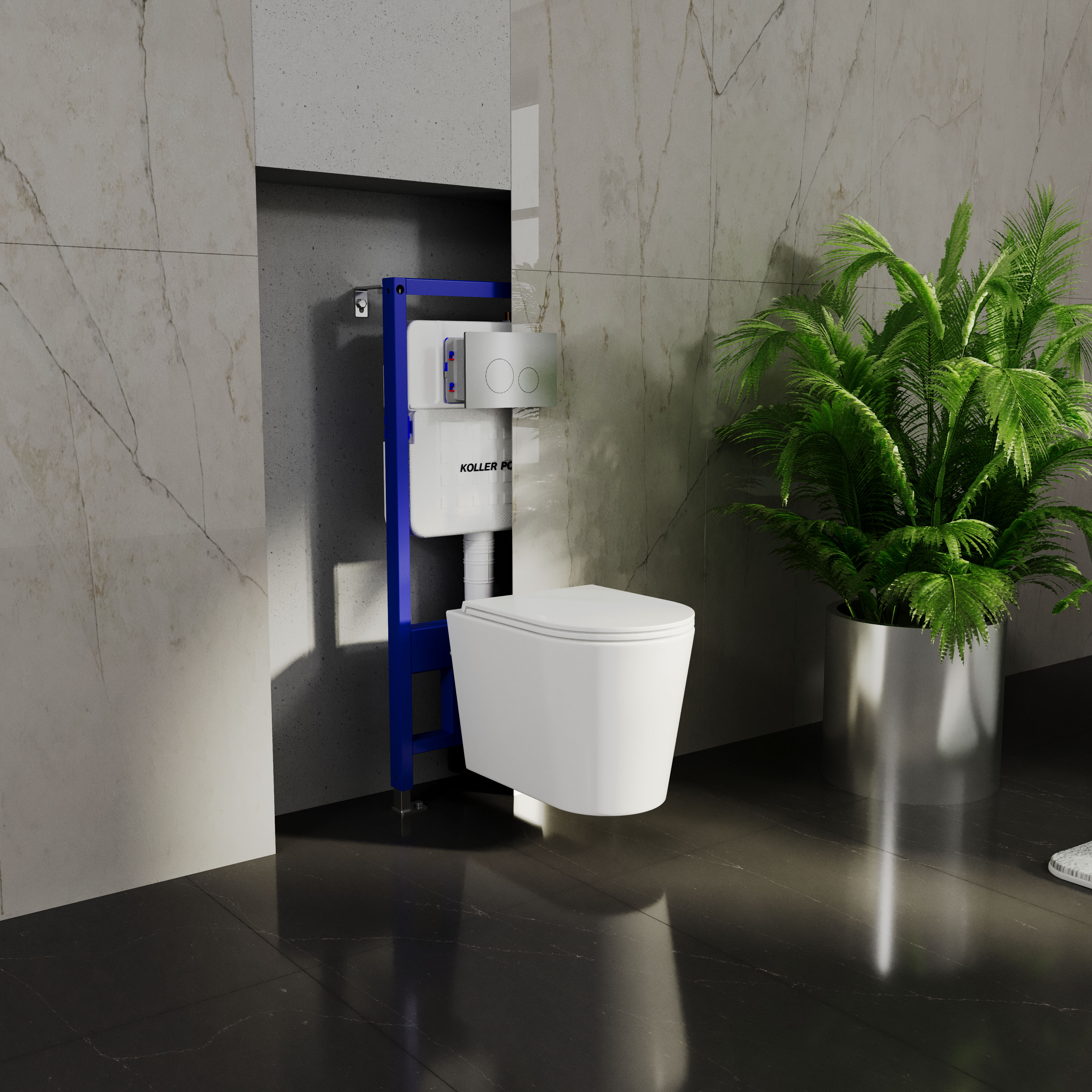 Sistema de instalación AQUA TREND para inodoro suspendido