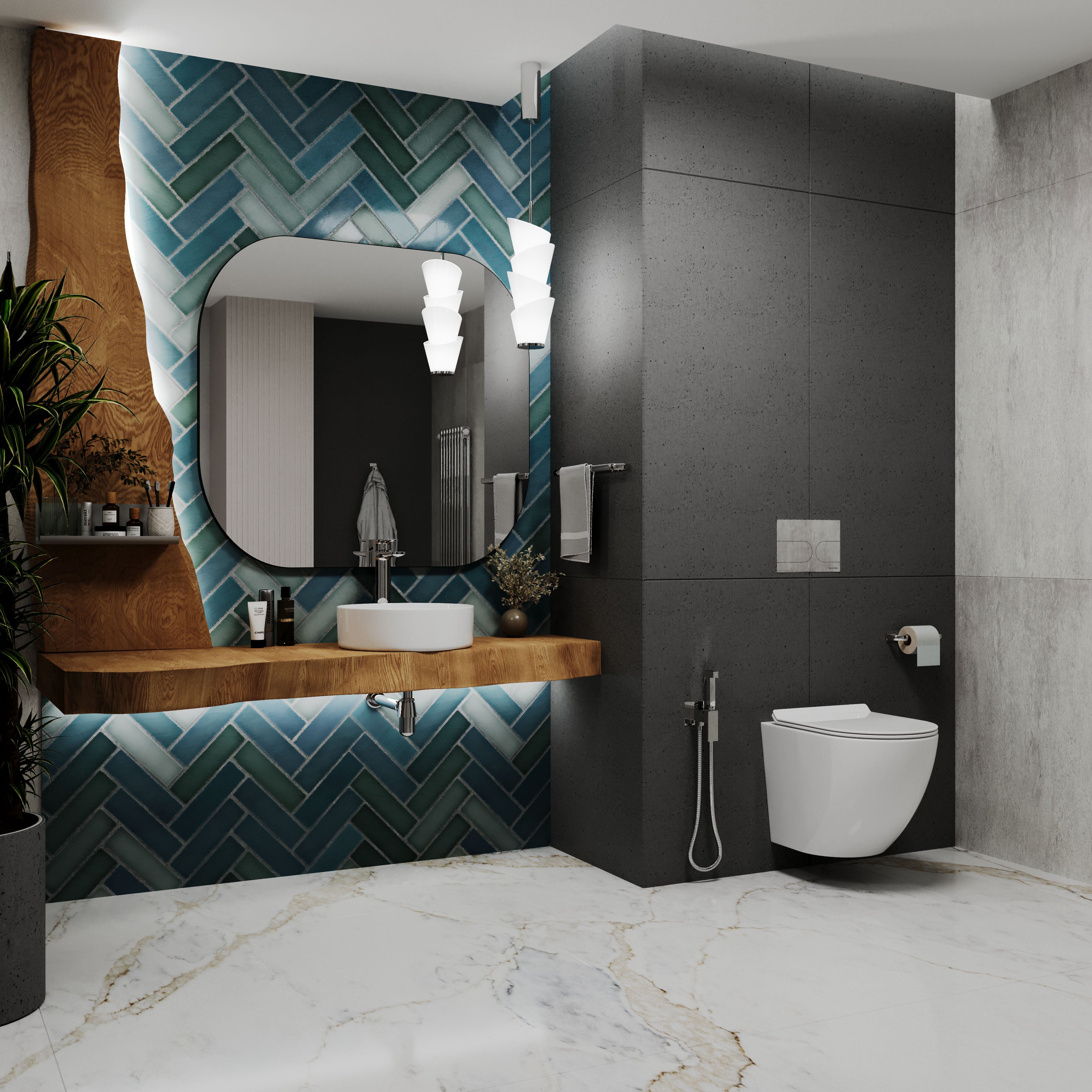 Panel płaski PROXIMA M chrom