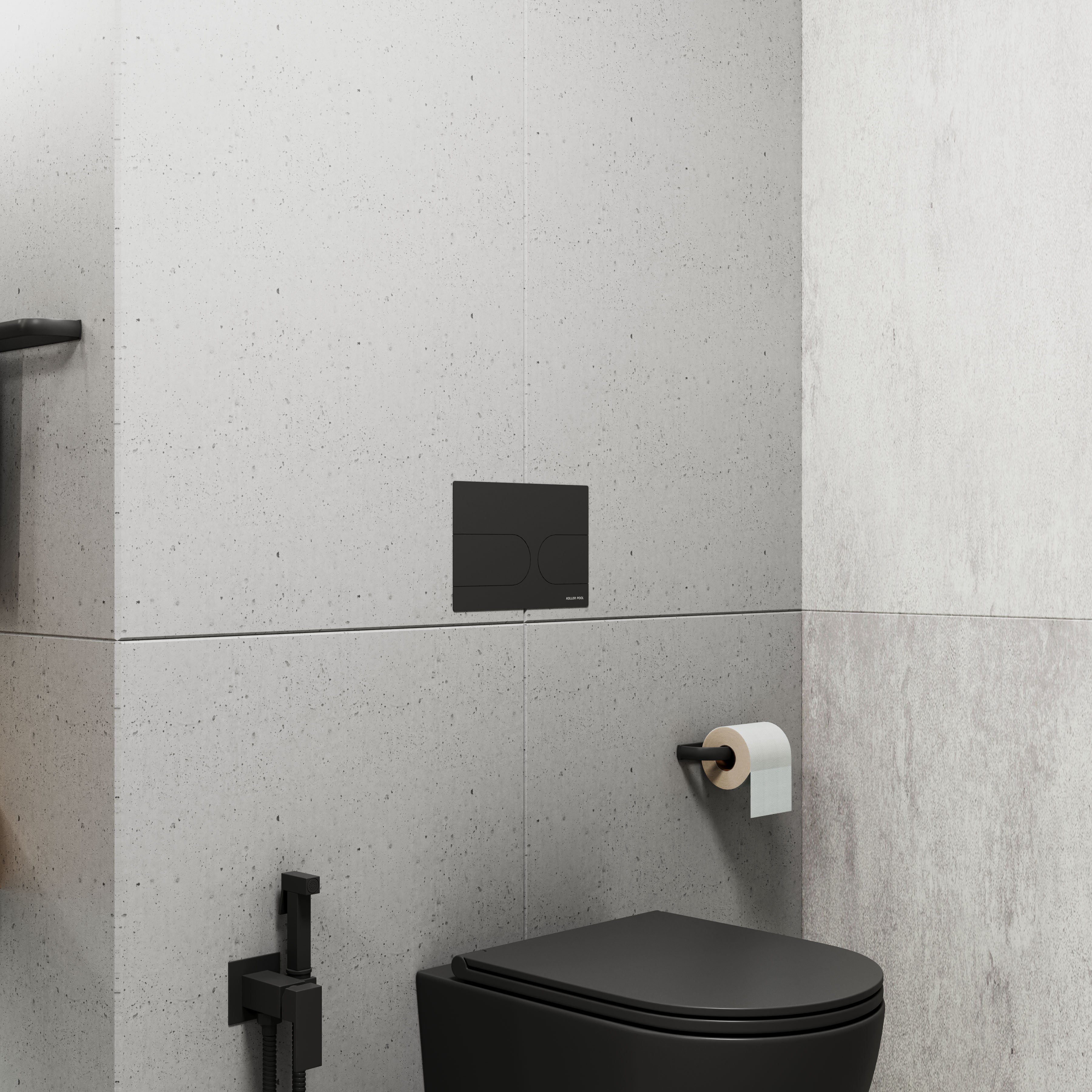 Panel de descarga PROXIMA M negro mate