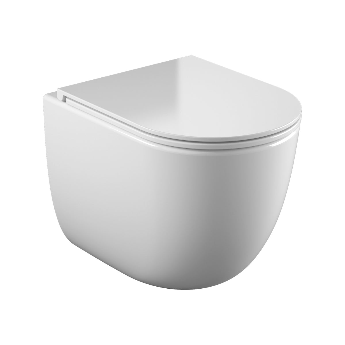 ROUND PRO wall-hung toilet with Soft-close seat (Tornado 3.0 flush)