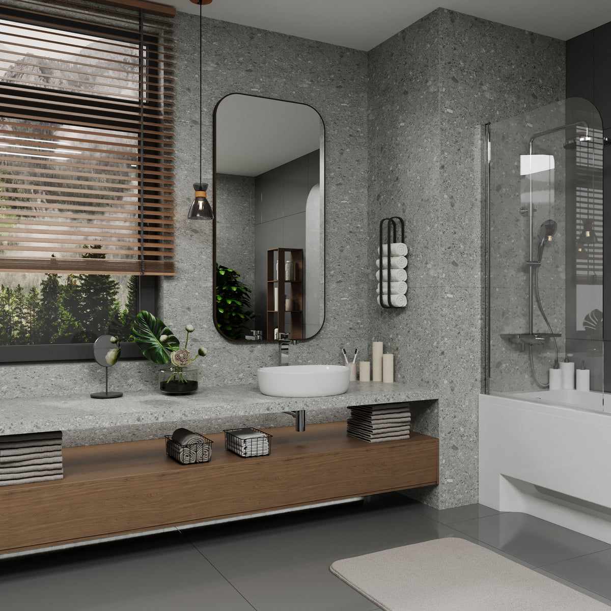 PURE lavabo de encimera 500×450×125 mm