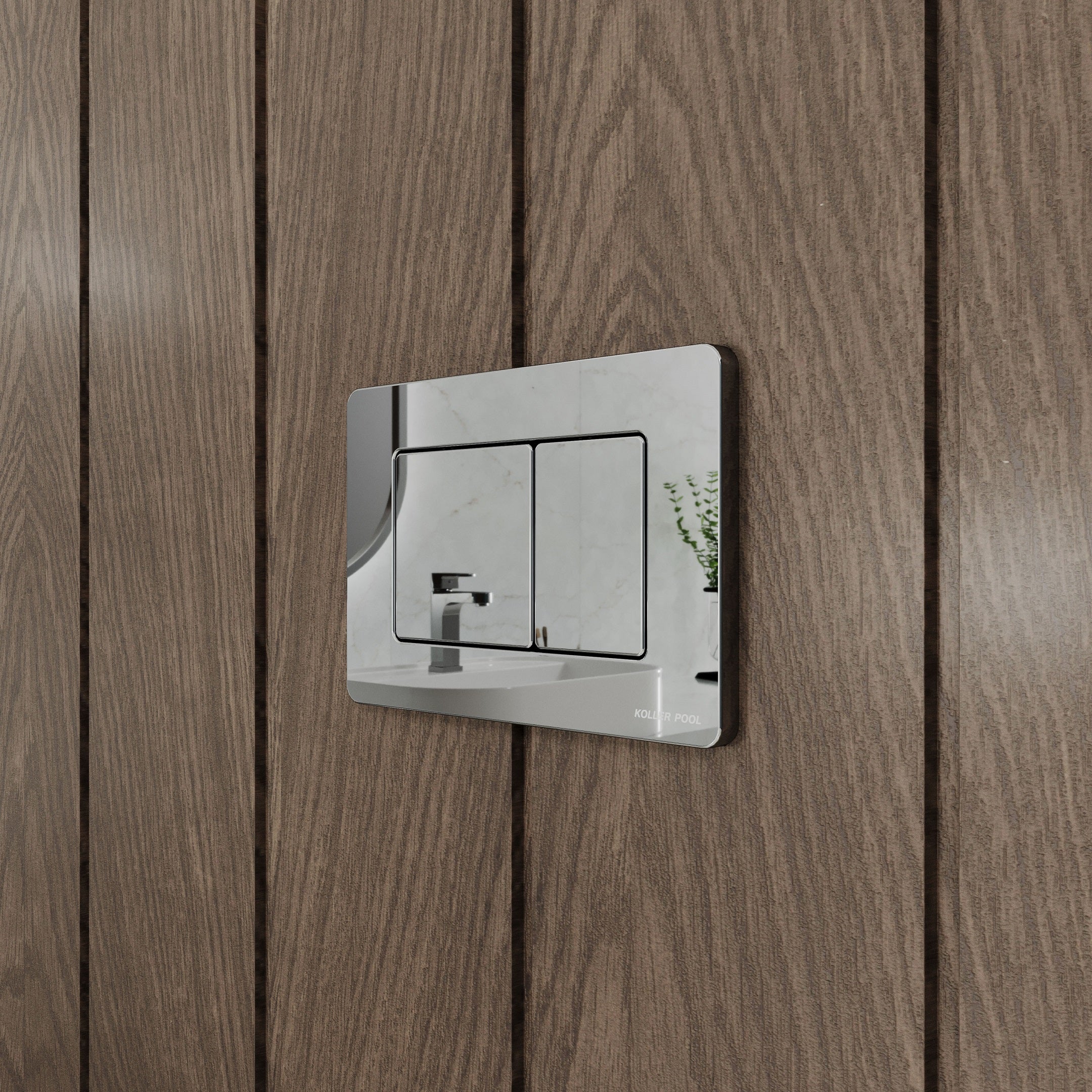 Panel de descarga TERA M cromado