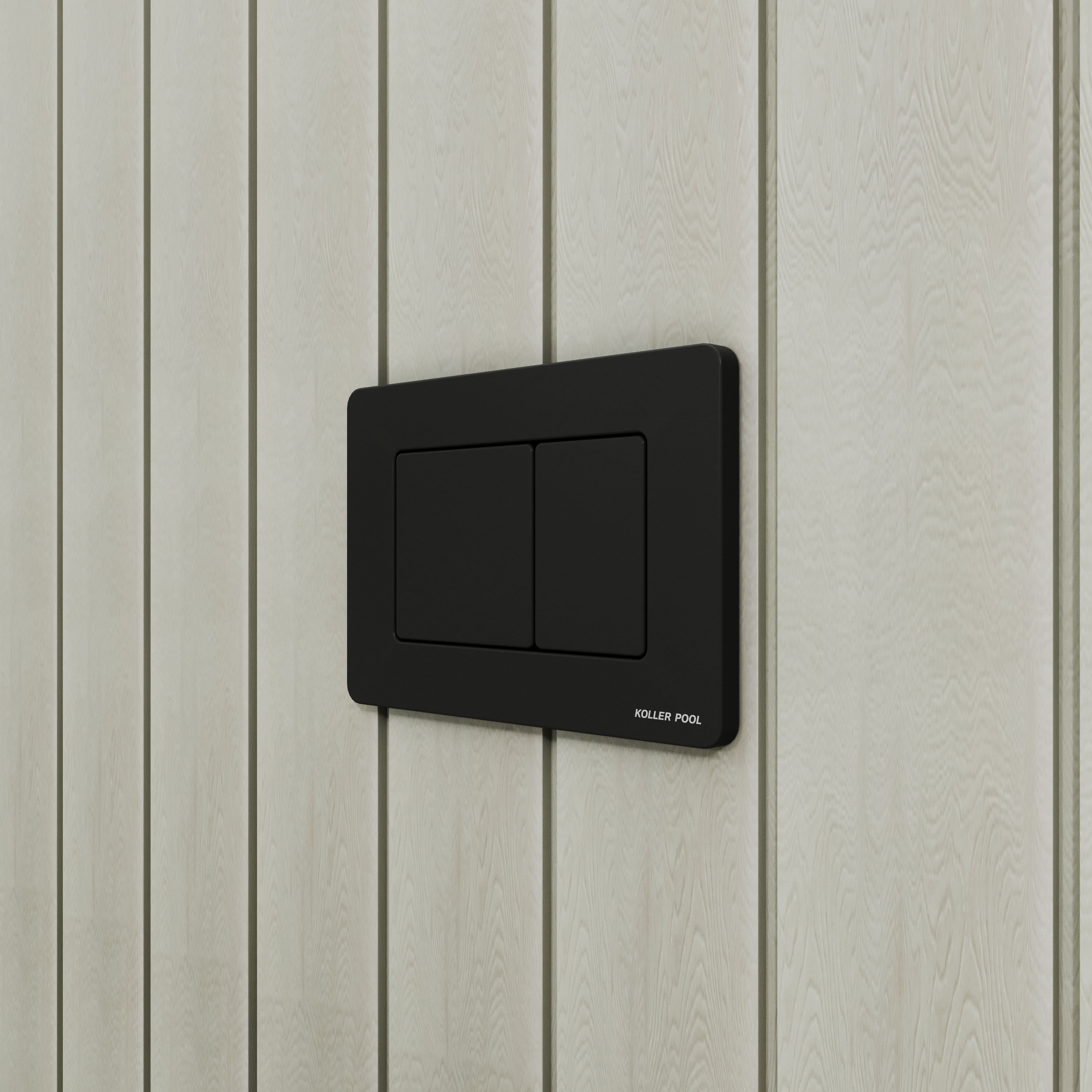 Panel de descarga TERA M negro mate