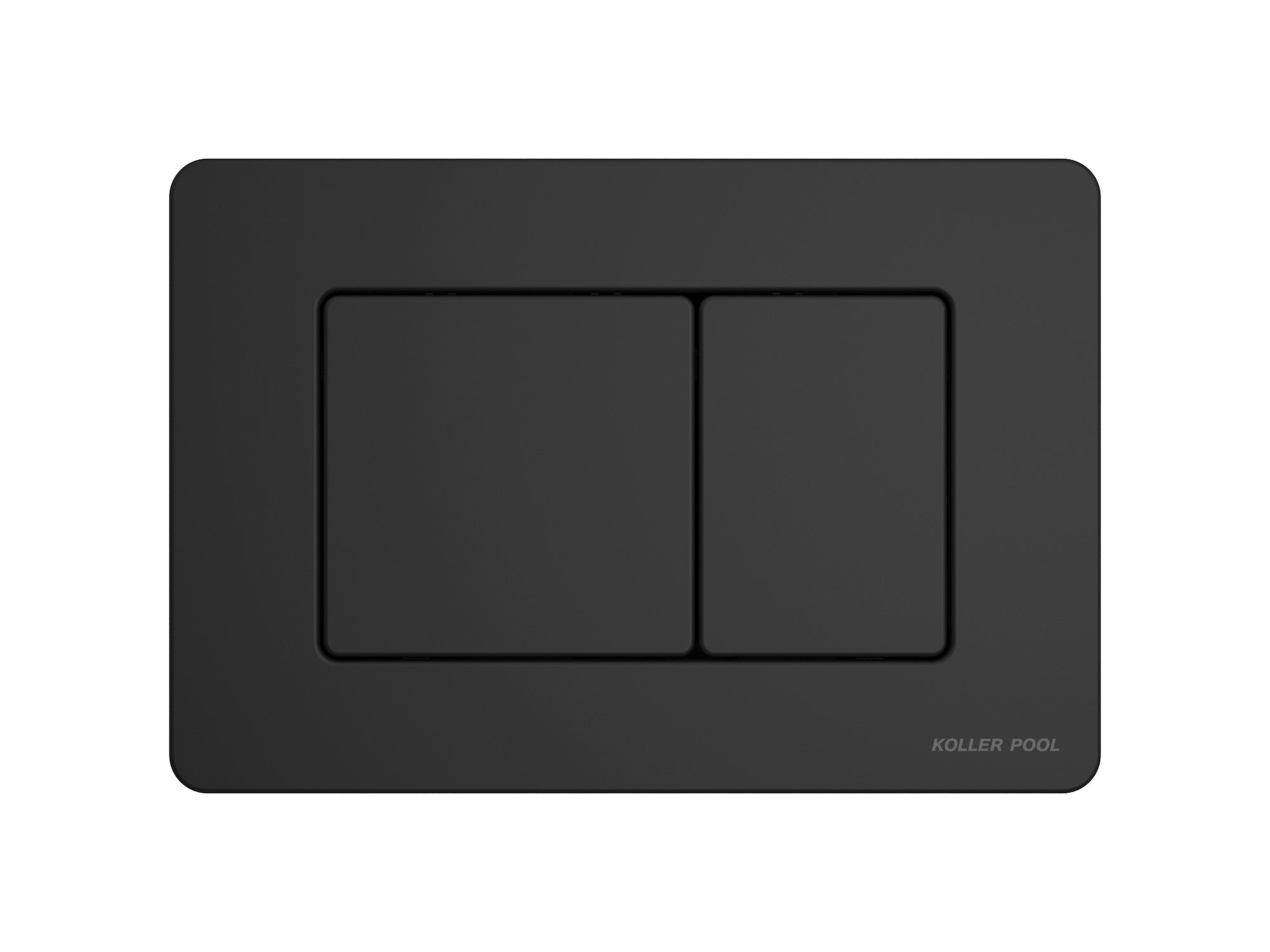 TERA M Placa de accionamiento, negro mate