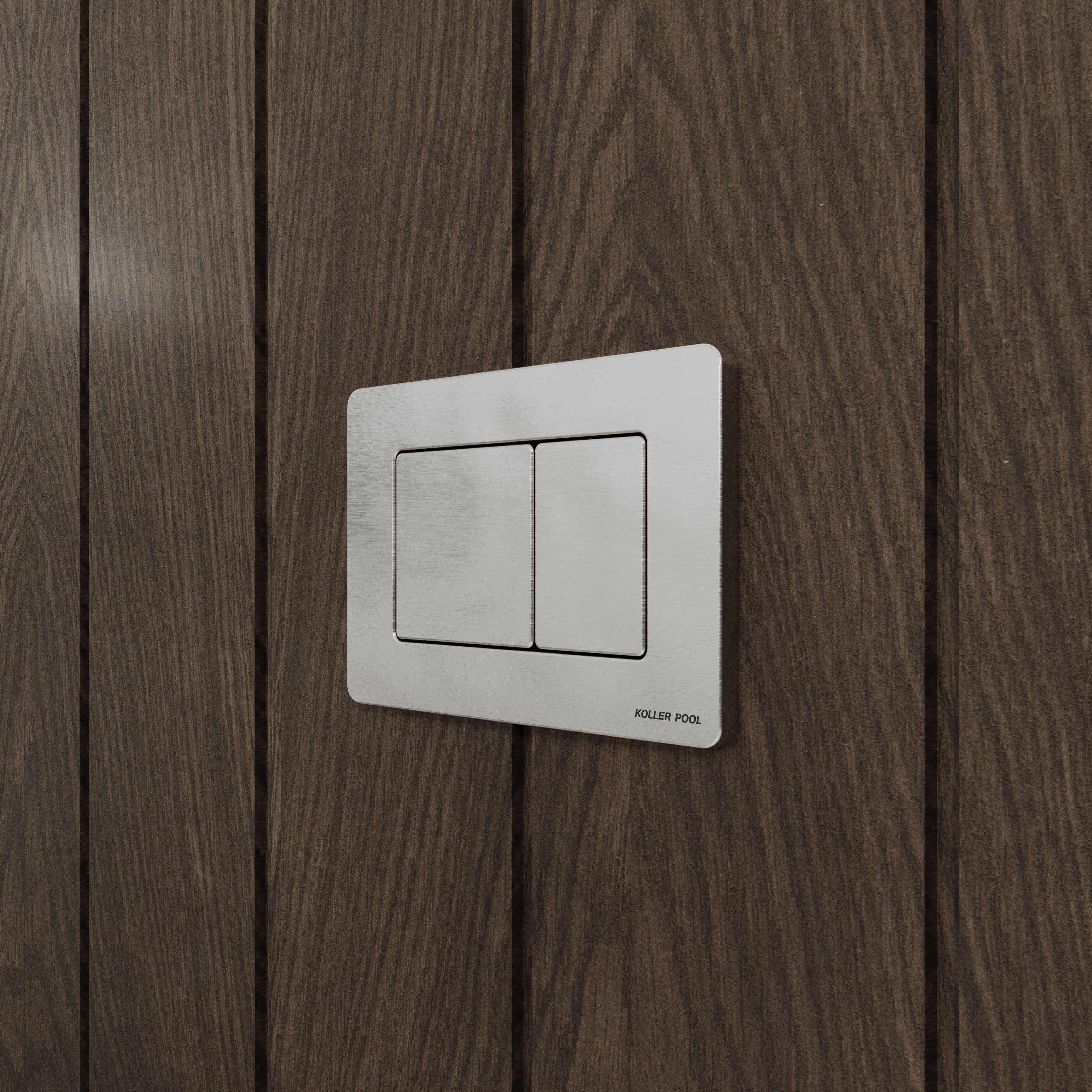 Panel de descarga TERA M de aluminio pulido