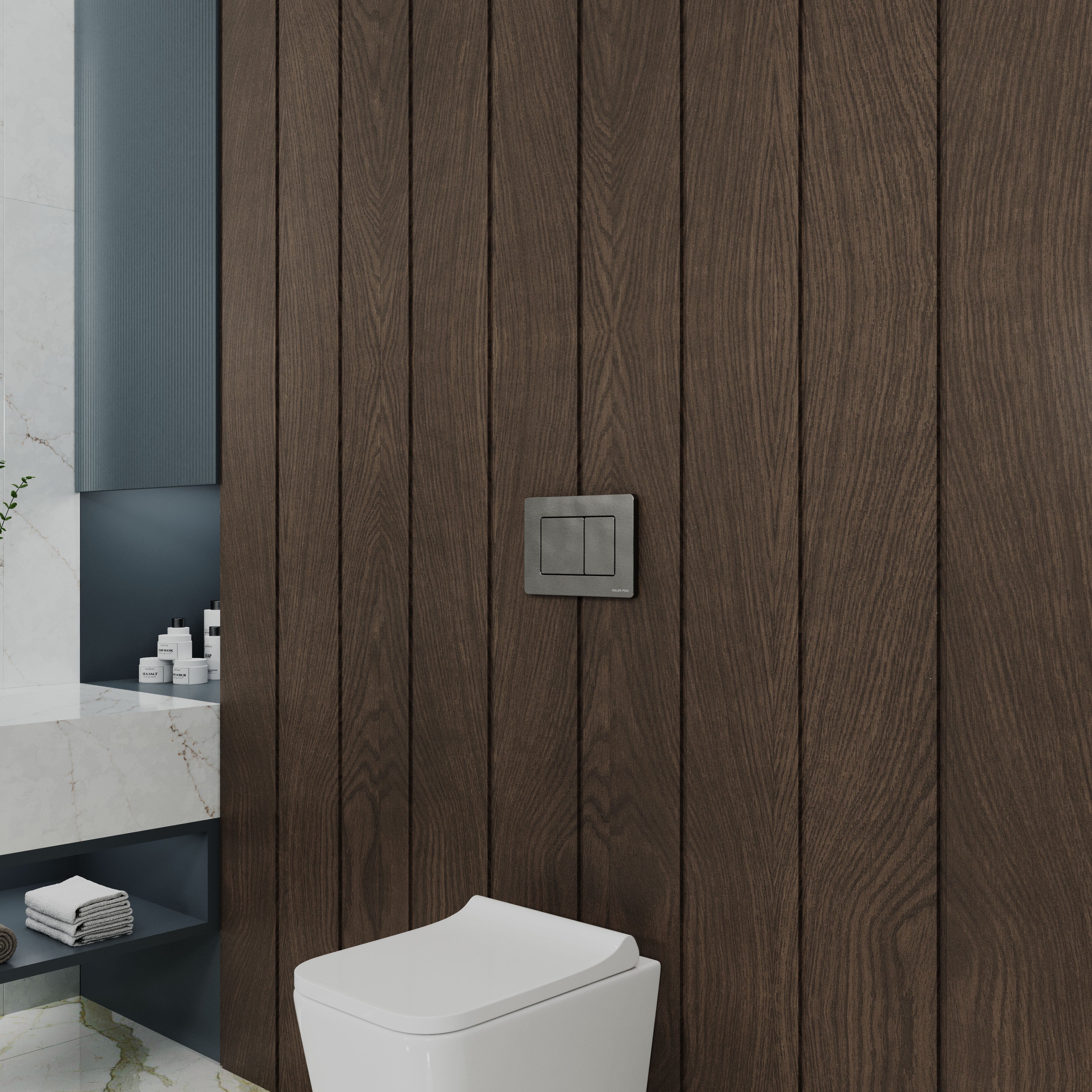 Panel de descarga TERA M gun metal