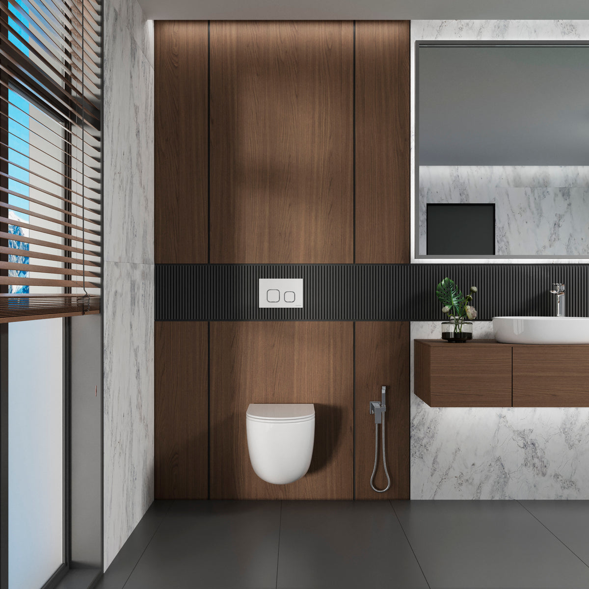 EDGE PRO Wall-Hung Toilet with Soft-Close Seat (Tornado Flush)
