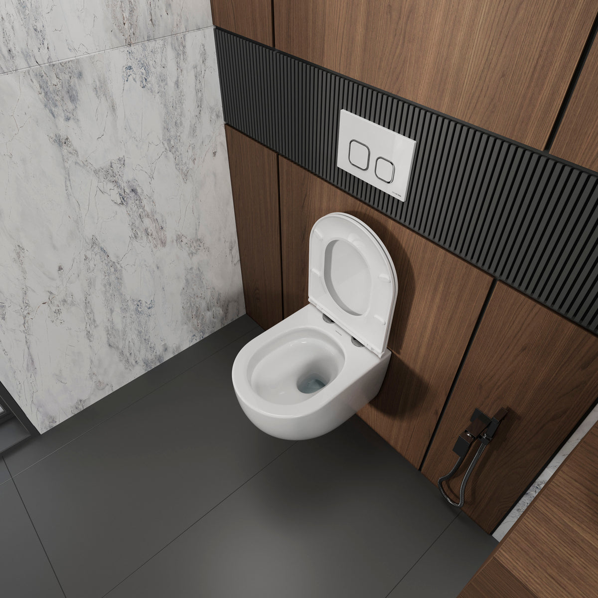 EDGE PRO Wall-Hung Toilet with Soft-Close Seat (Tornado Flush)