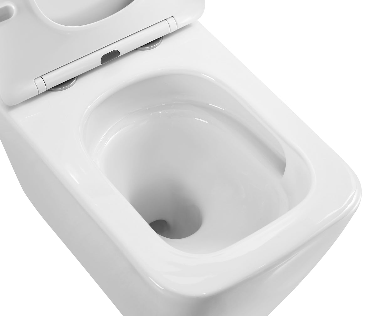 CUBE inodoro suspendido con asiento Soft-close (descarga Tornado)