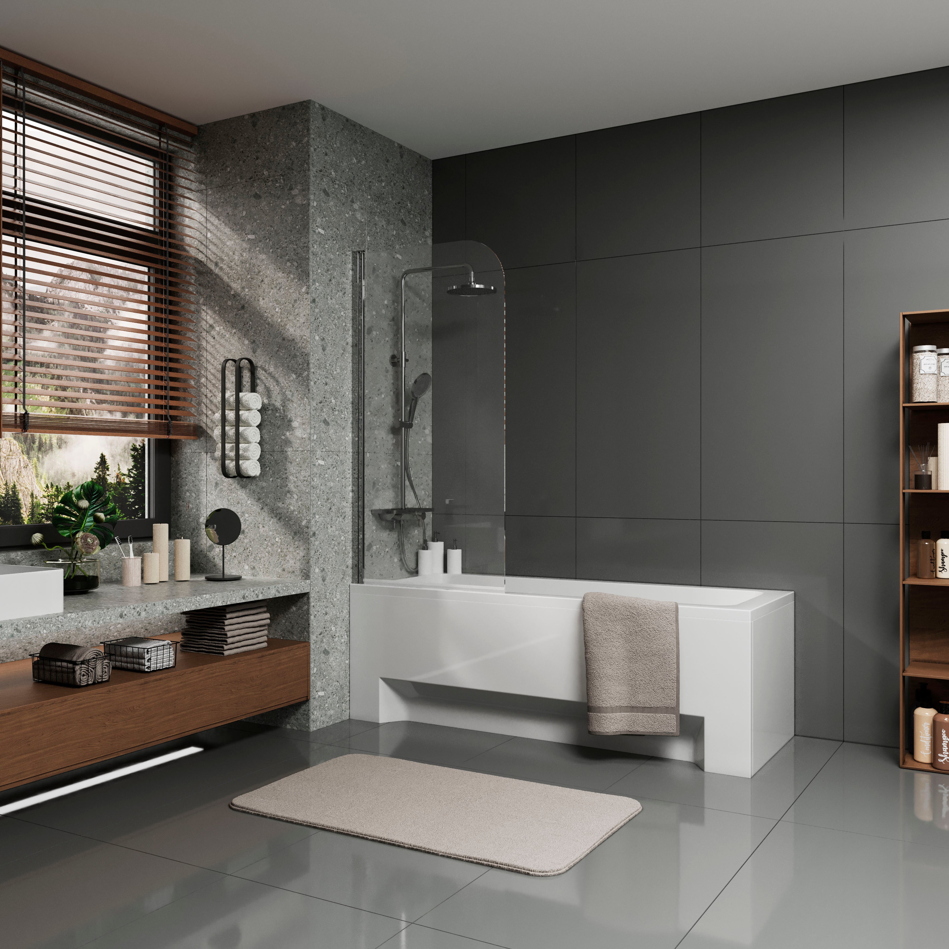 Bathtub Kvadro 180x70