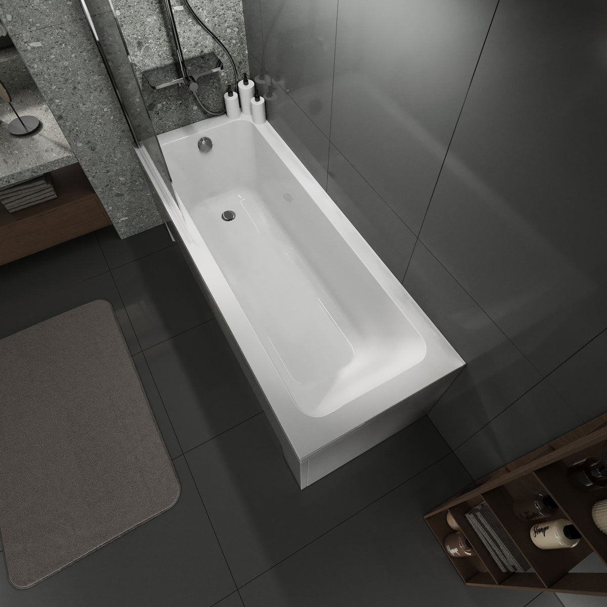 Bathtub Kvadro 170x80