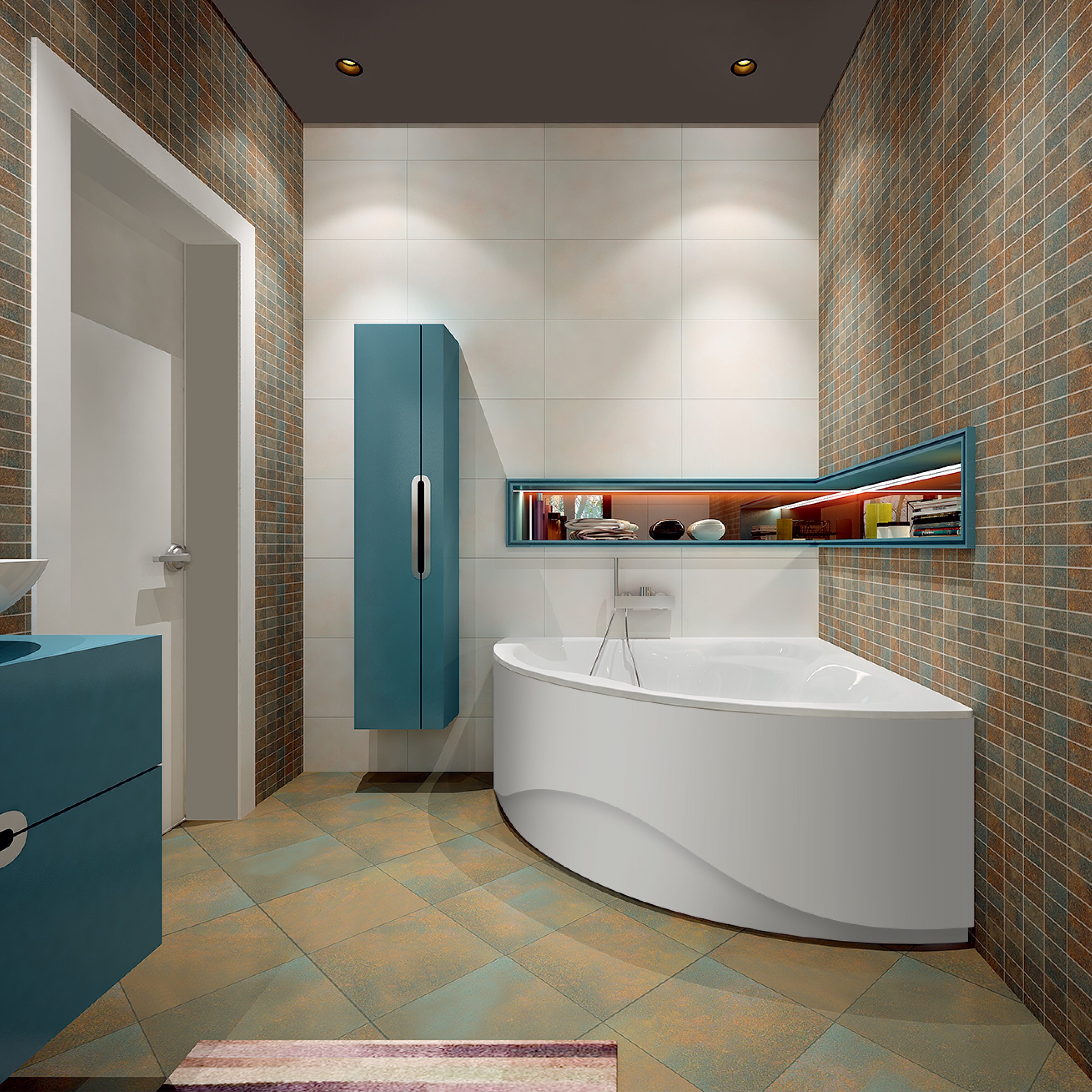 Bañera Tera 135x135