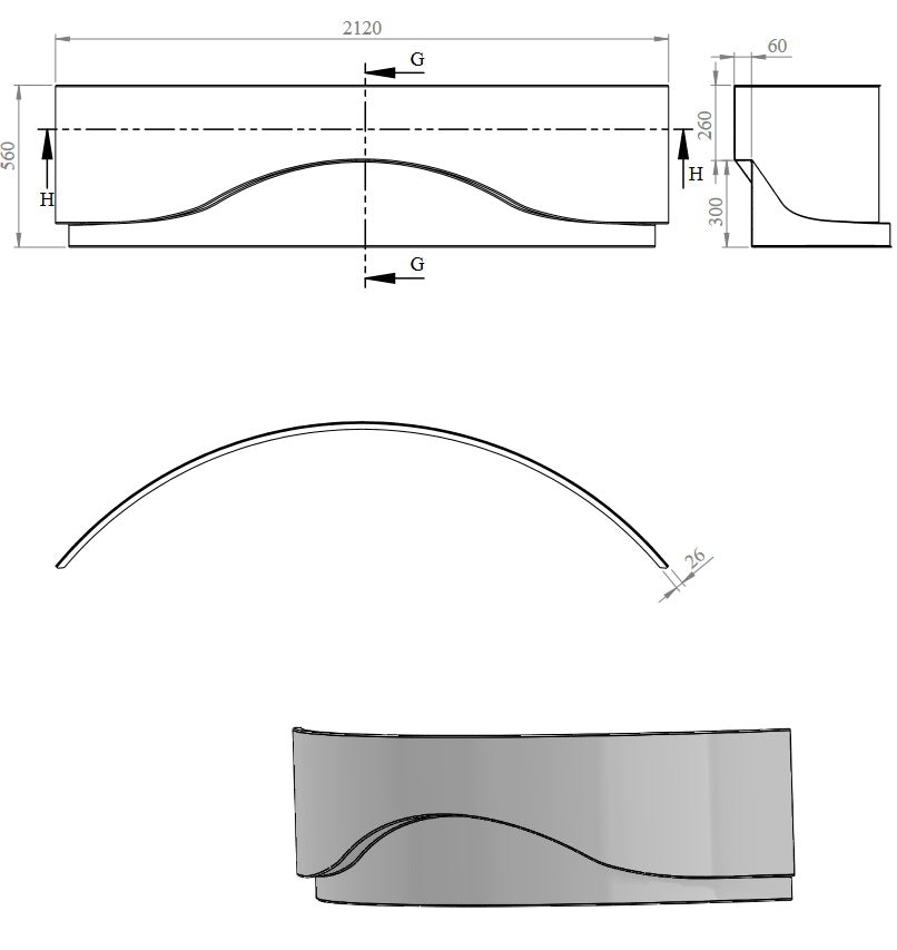 Frontschürze Tera 150x150