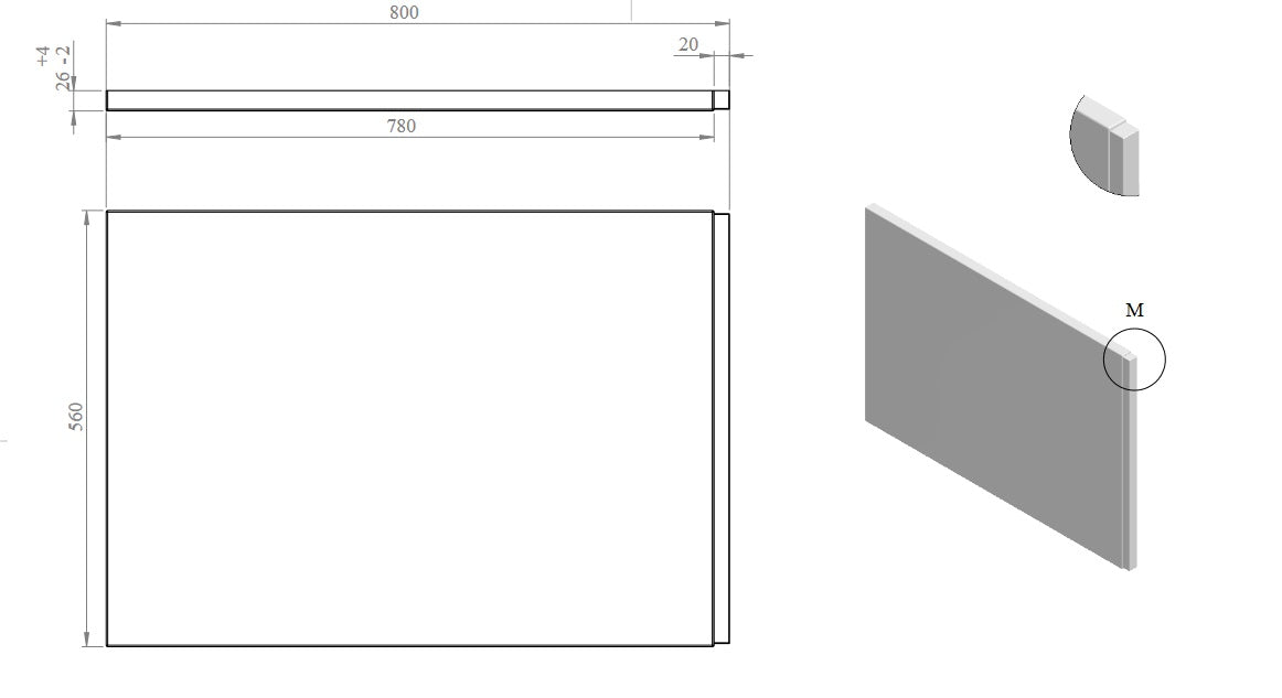 Side panel 80