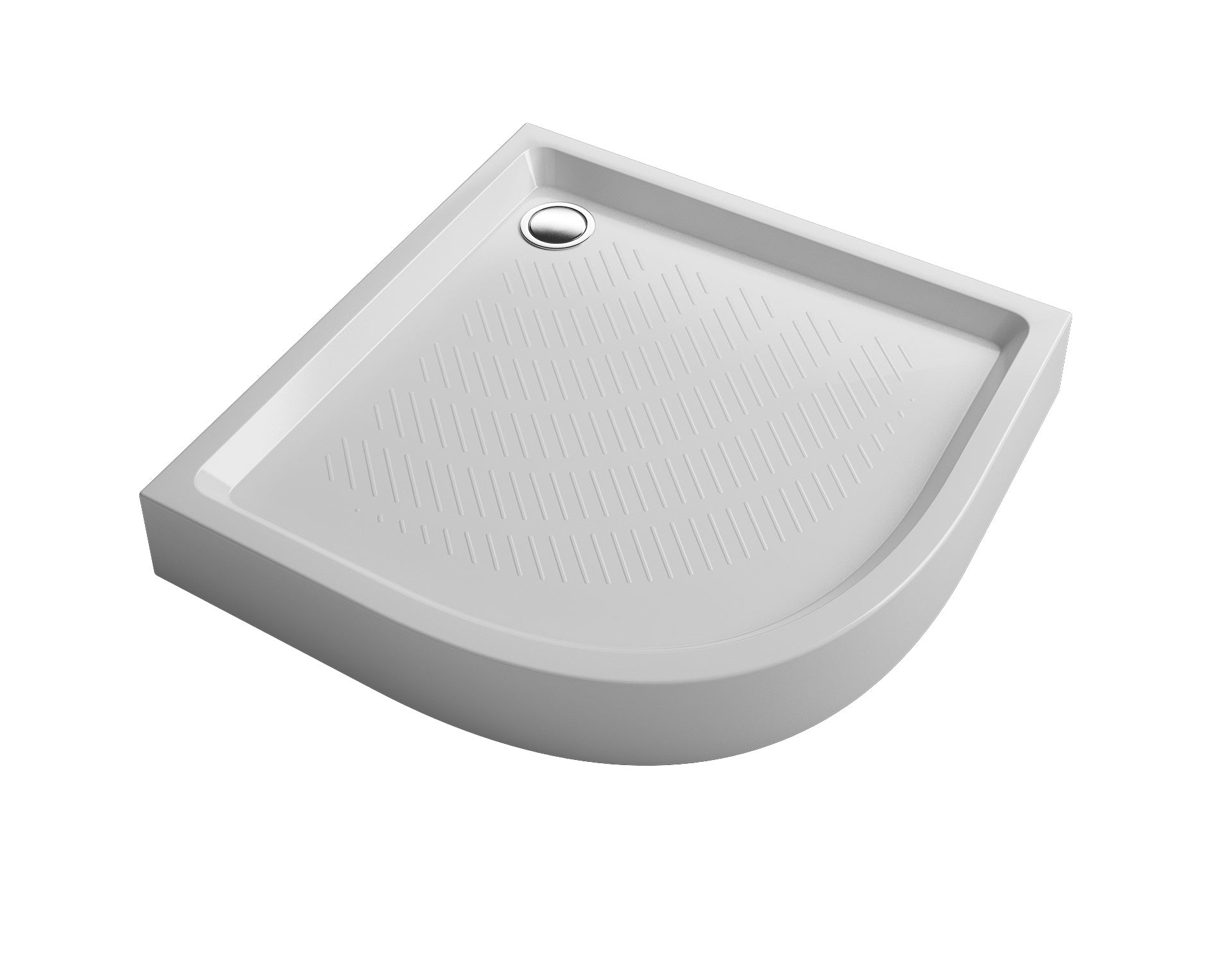 Round acrylic shower tray 90x90, quadrant